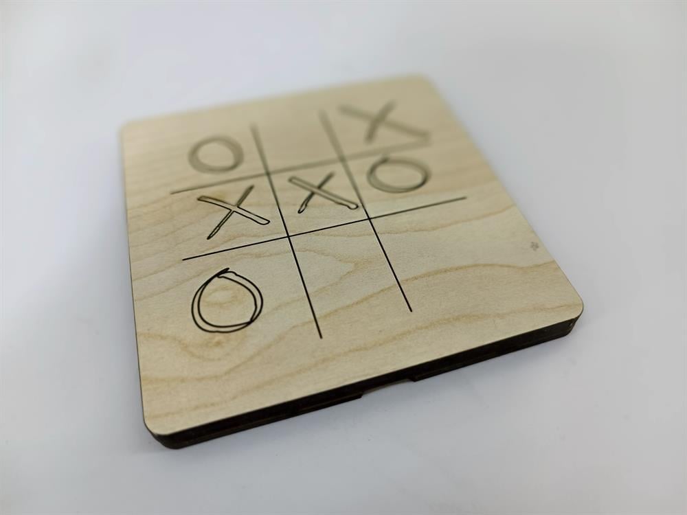 Ahşap Tic Tac Toe Oyunu (XOX Oyunu) Zeka Oyunu