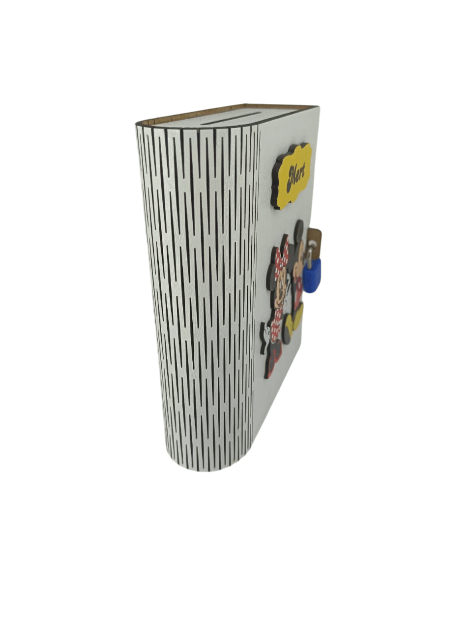 Okulekspres Hayallerini Biriktir, Kitap Gibi Sakla – Kitap Görünümlü Kilitli Ahşap Kumbara | Çocuklara Tasarruf Öğreten Karne ve Mezuniyet Hediyesi
