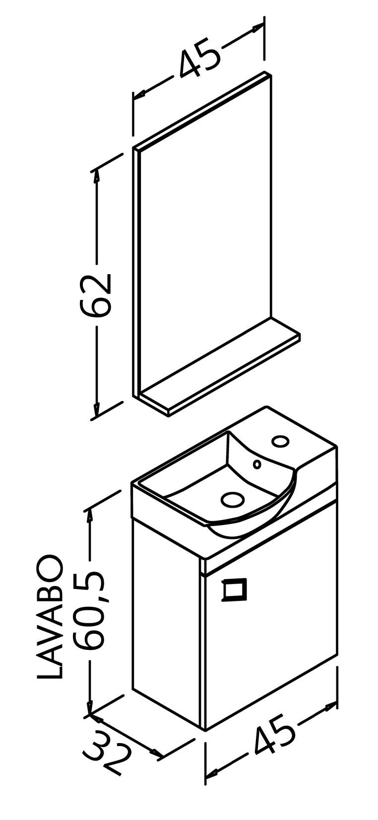 Mini Banyo Dolabı