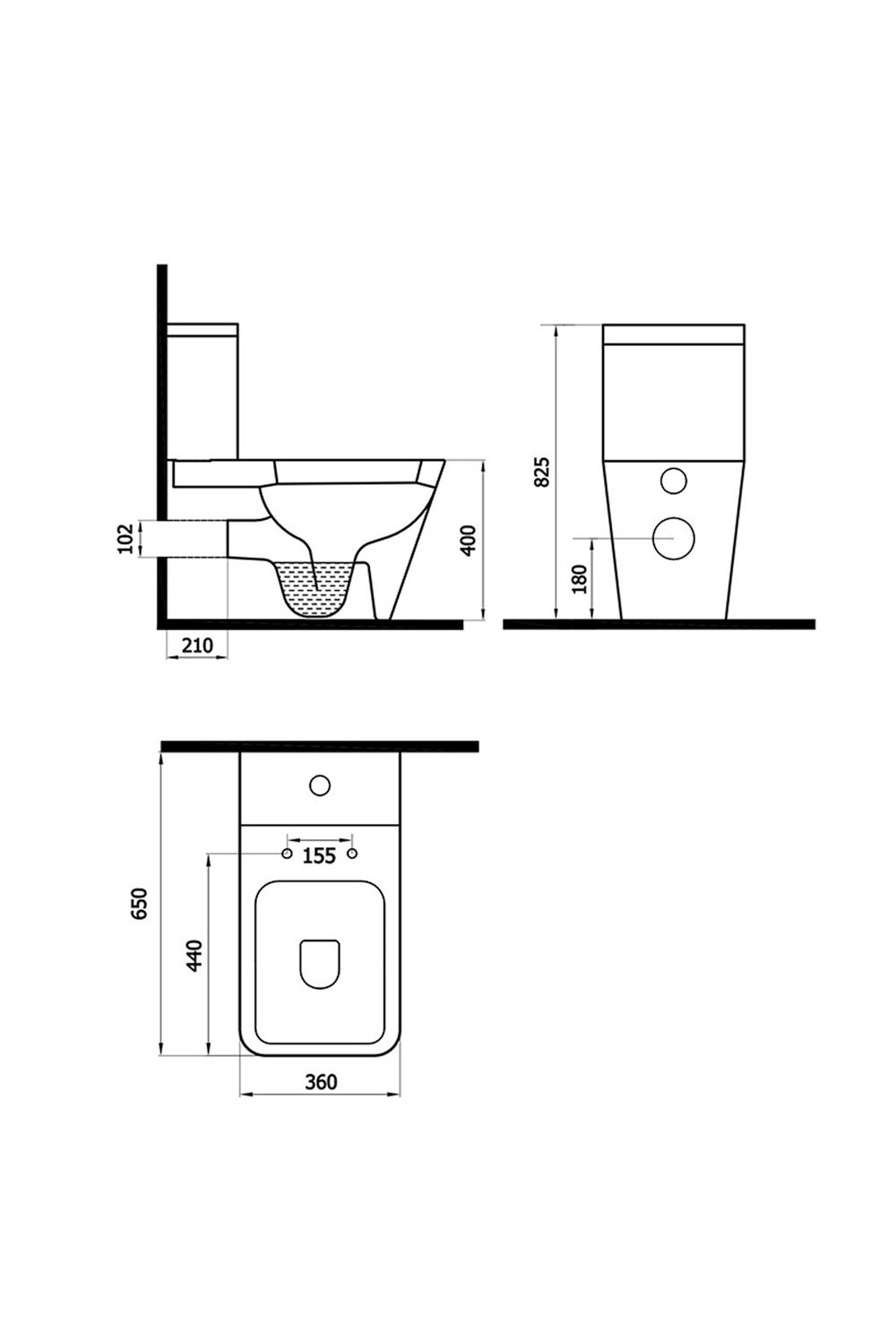 NEWARC LOFT DUVARA SIFIR KLOZET KAPAK VE İÇ TAKIM DAHİL