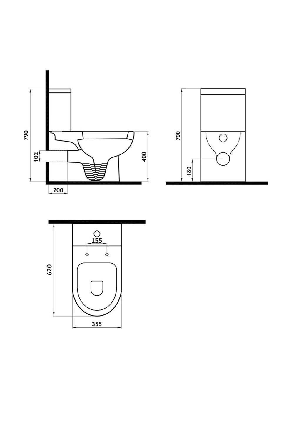 NEWARC MODERN DUVARA SIFIR KLOZET SET KAPAK VE İÇ TAKIM DAHİL