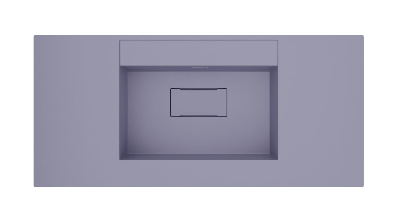 RealStone | Flatstone Etajerli Granit Lavabo - Leylak