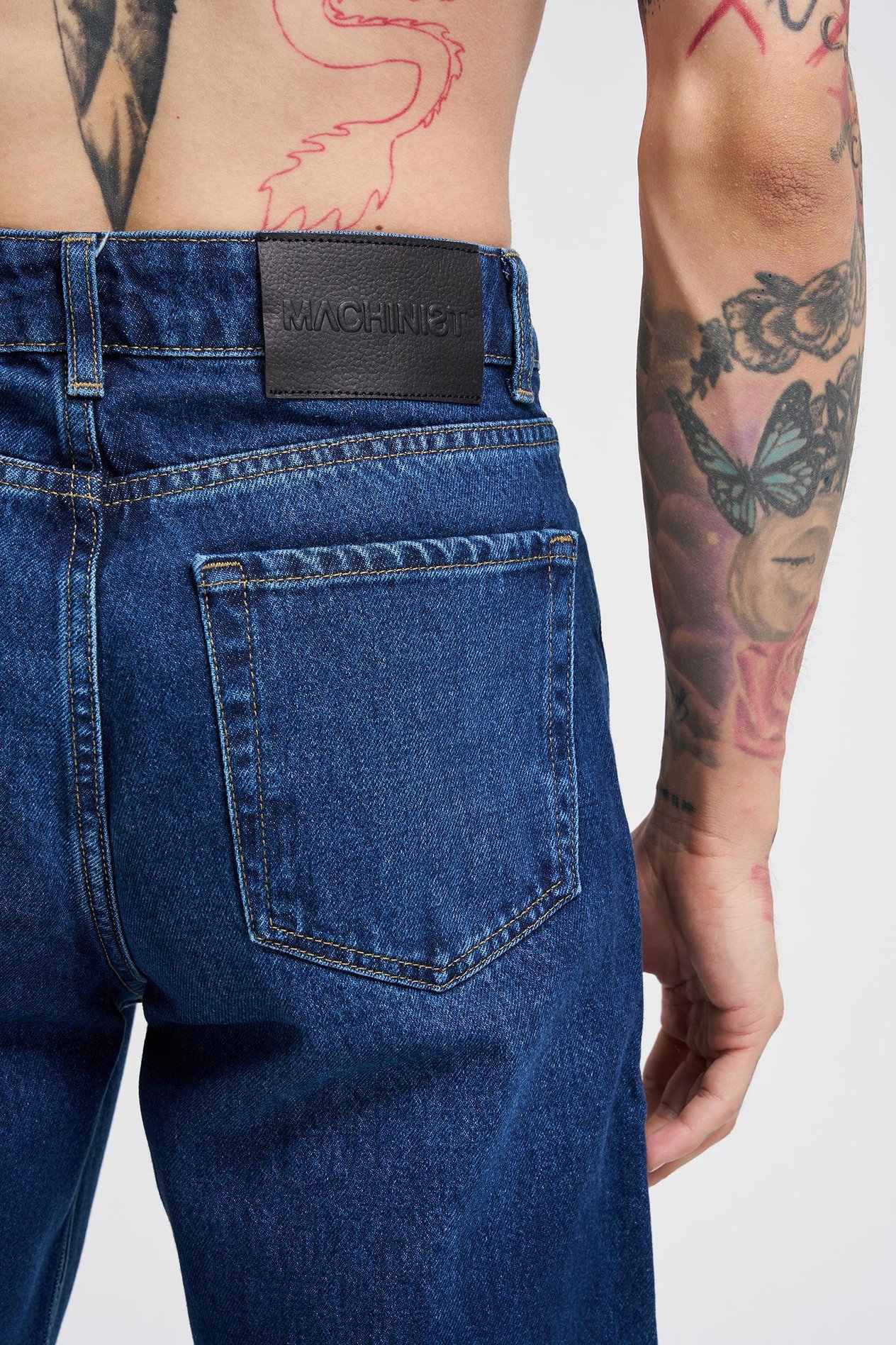 Baggy Relaxed Jean Lacivert Basic Pantolon