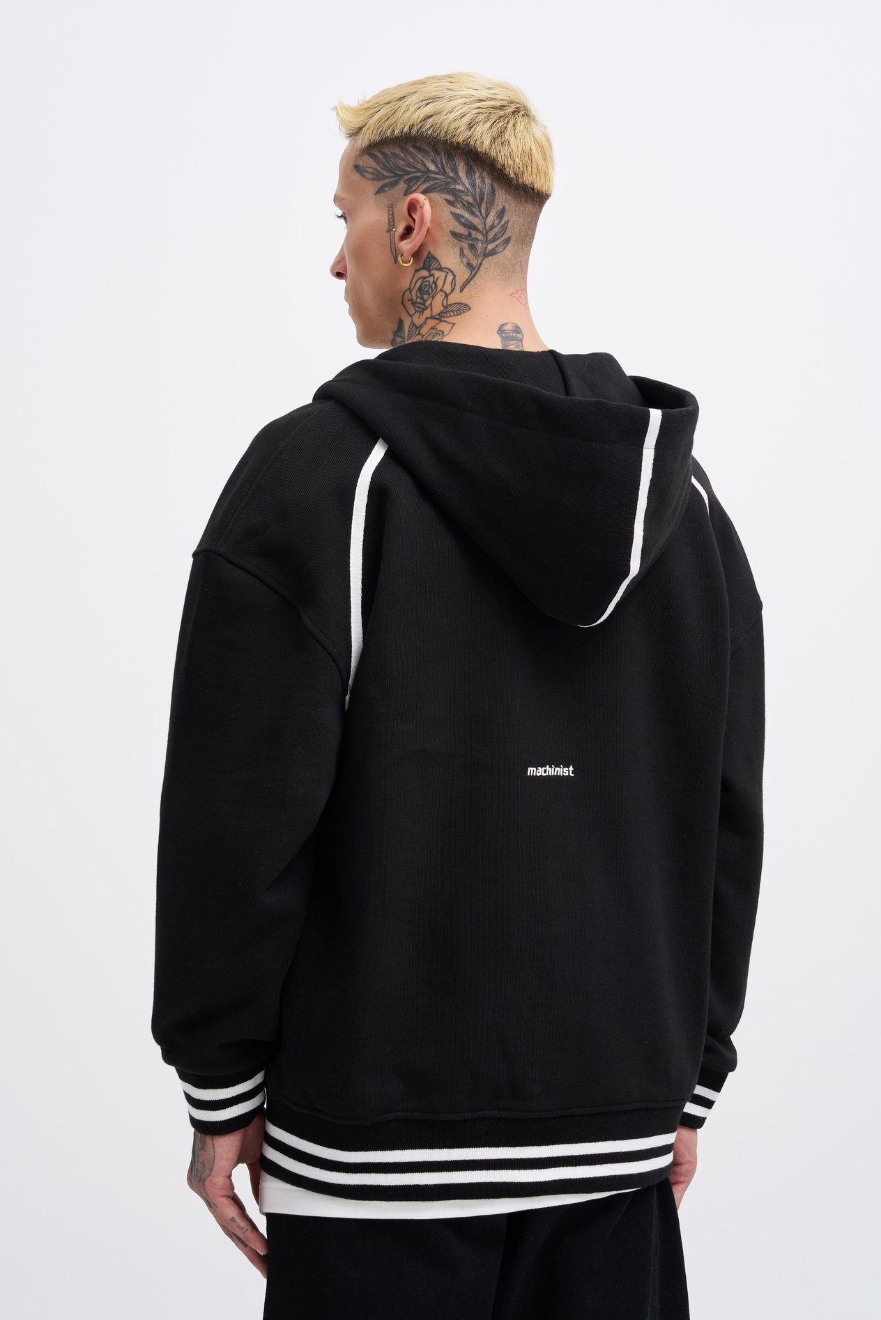 Erkek 87 Aplique Zip Jacket BLACK