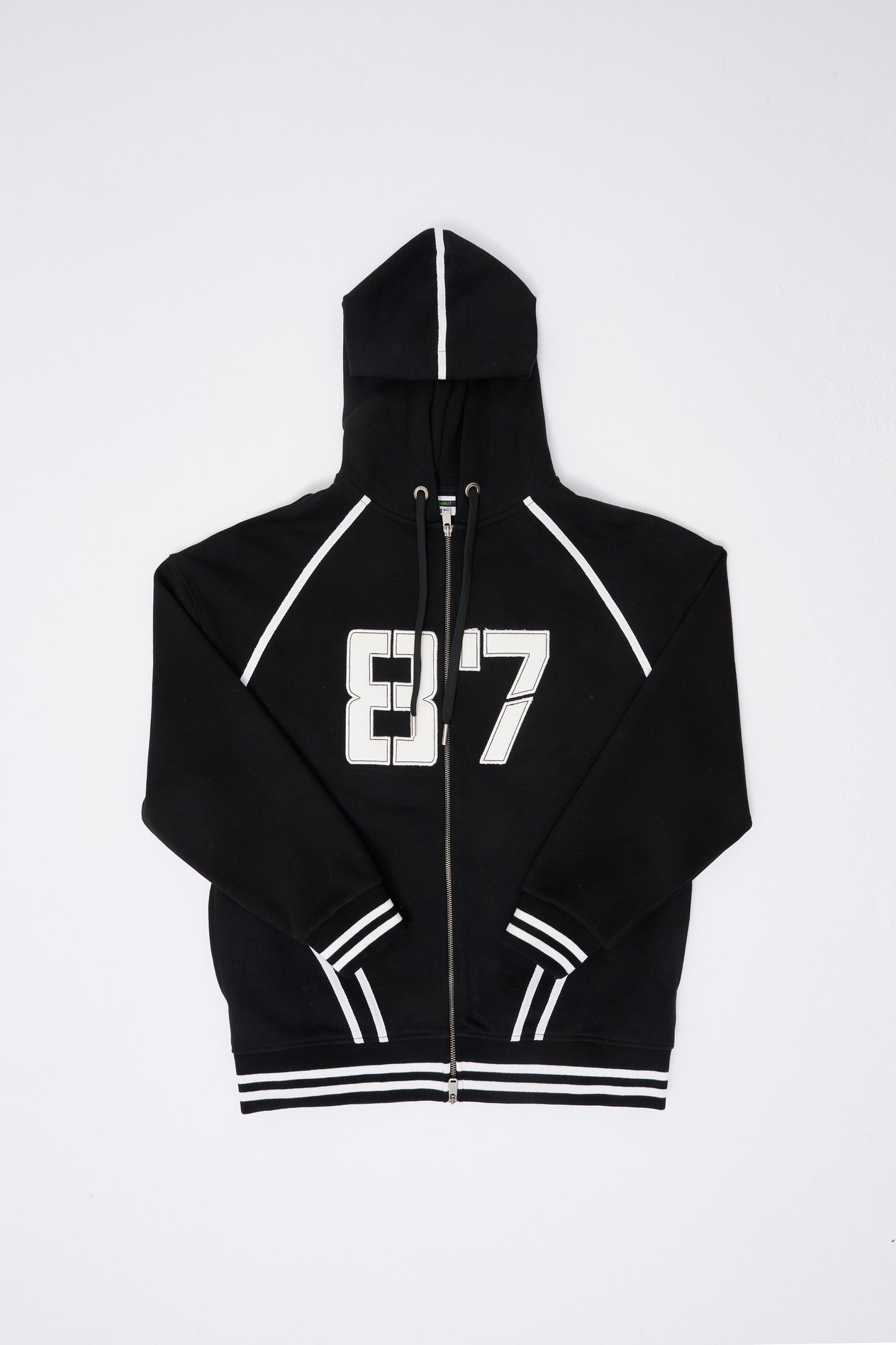 Erkek 87 Aplique Zip Jacket BLACK