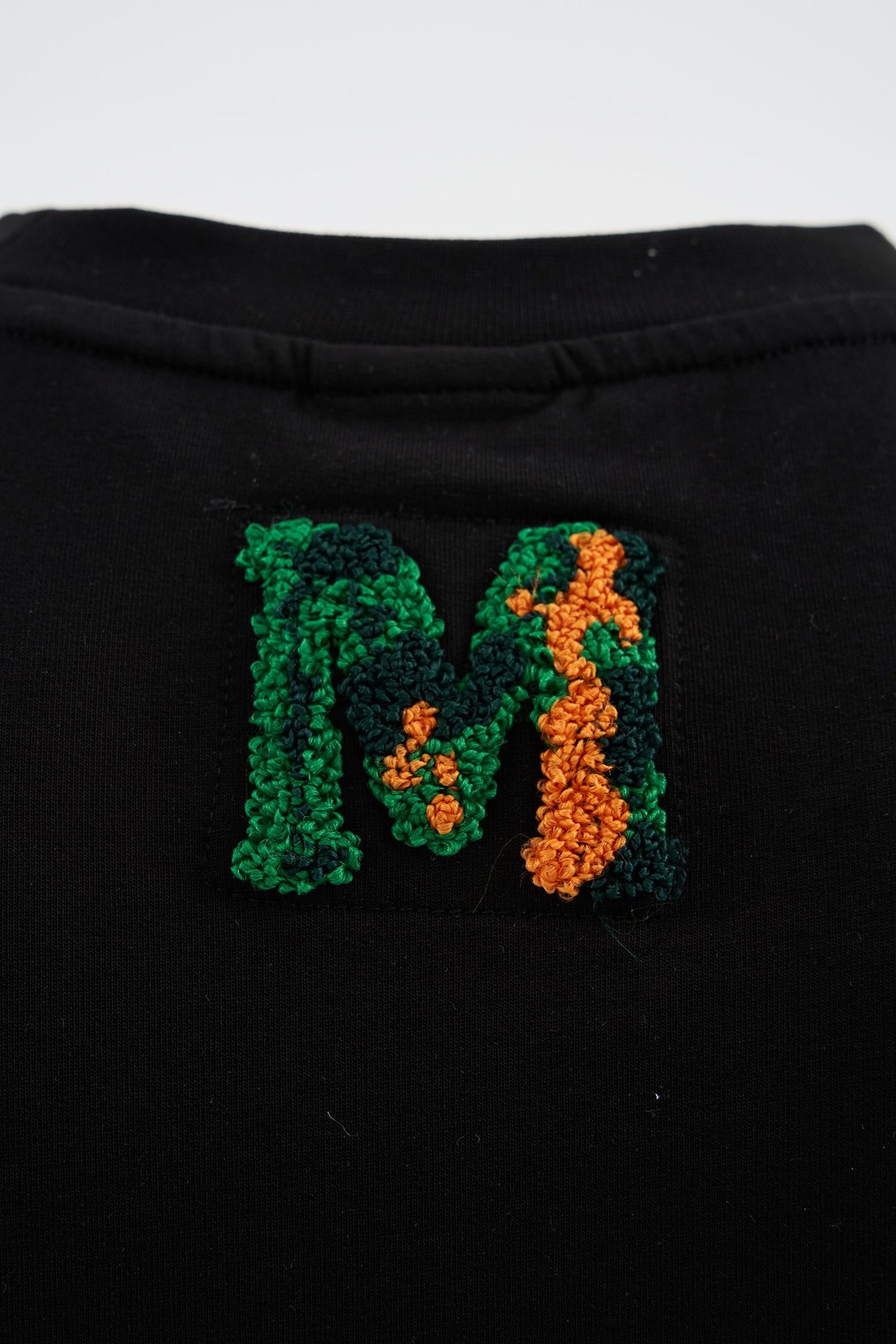 Erkek Alien Embroidery Oversize Siyah Tişört