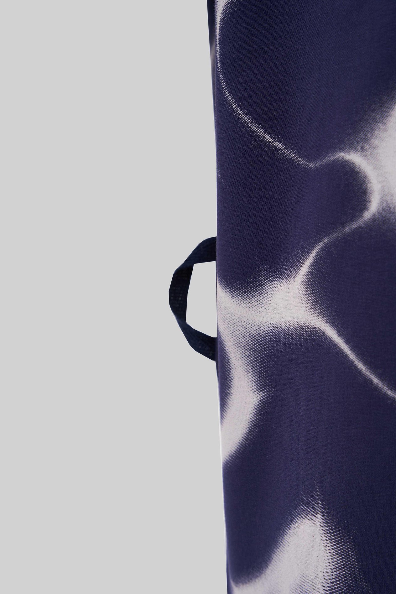 Erkek All Over Abstract Pattern Printed Oversi̇ze Ti̇şört MIDNIGHT BLUE