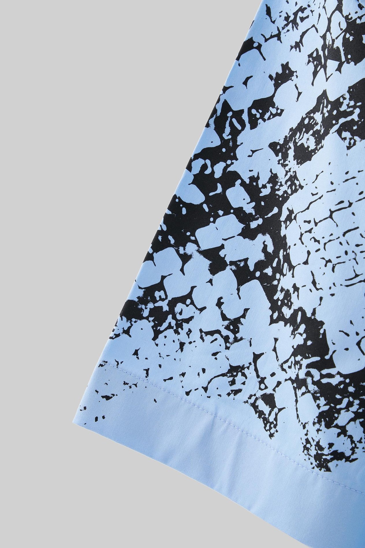 Erkek Animal Printed Baby Mavi Gömlek