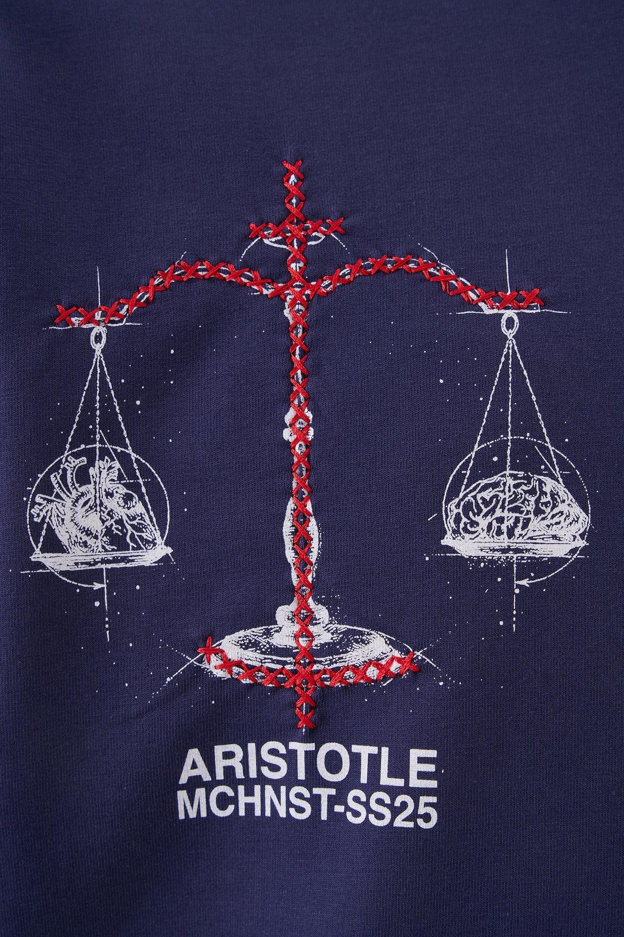 Erkek Aristotle Oversize Lacivert Tişört