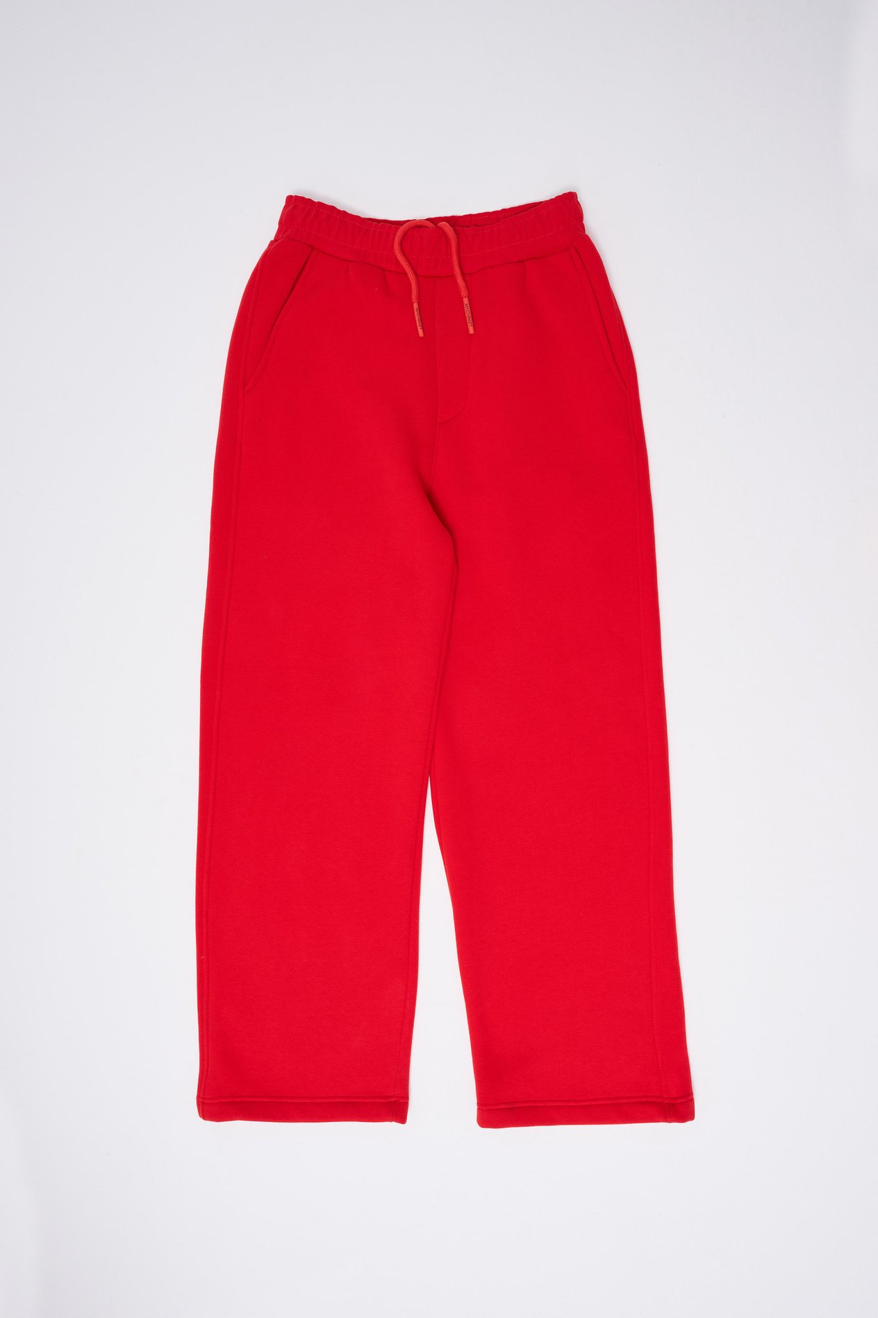 Erkek Baggy Oversize Kırmızı Eşofman Altı