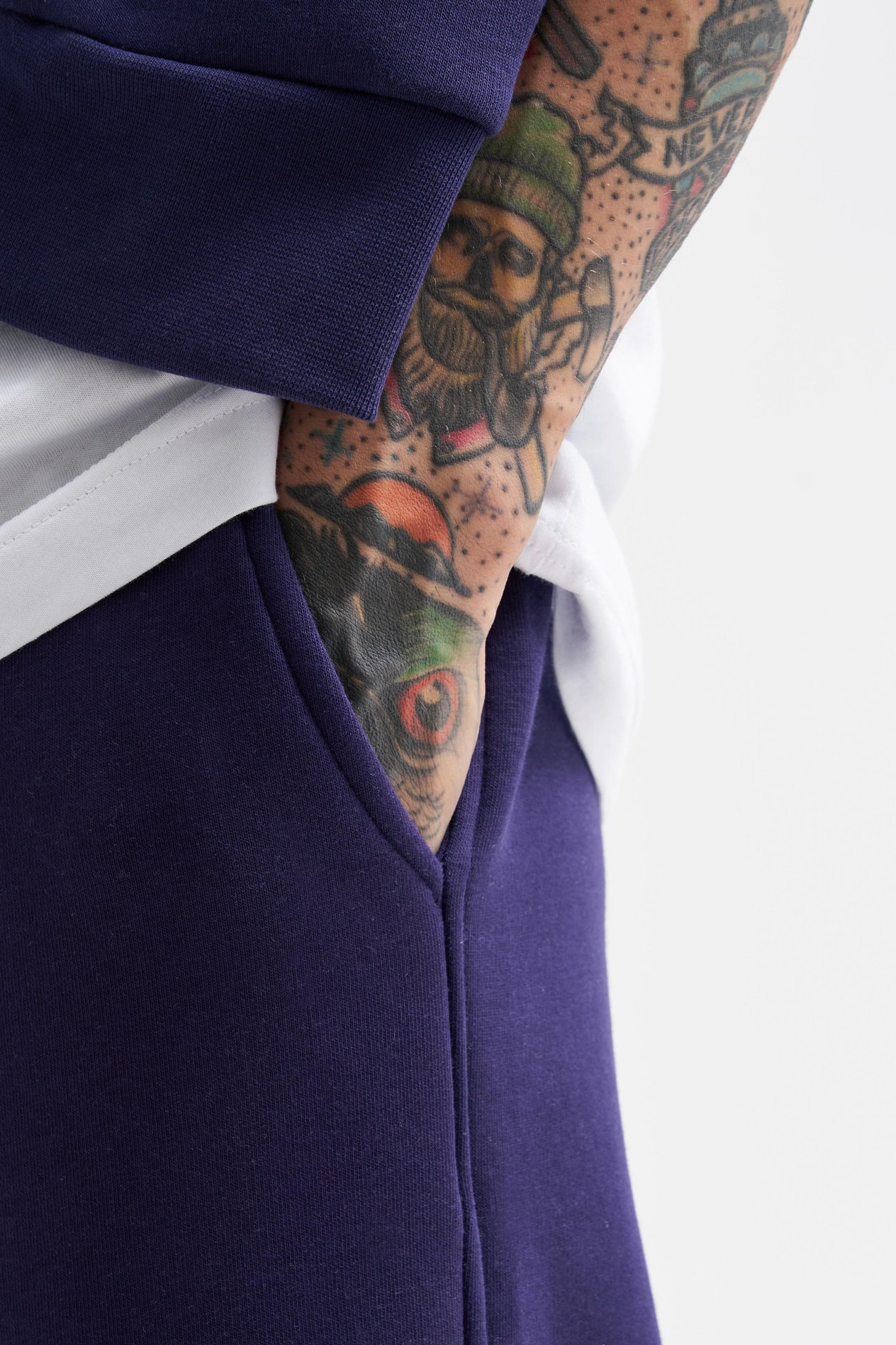 Erkek Baggy Oversize Lacivert Eşofman Altı