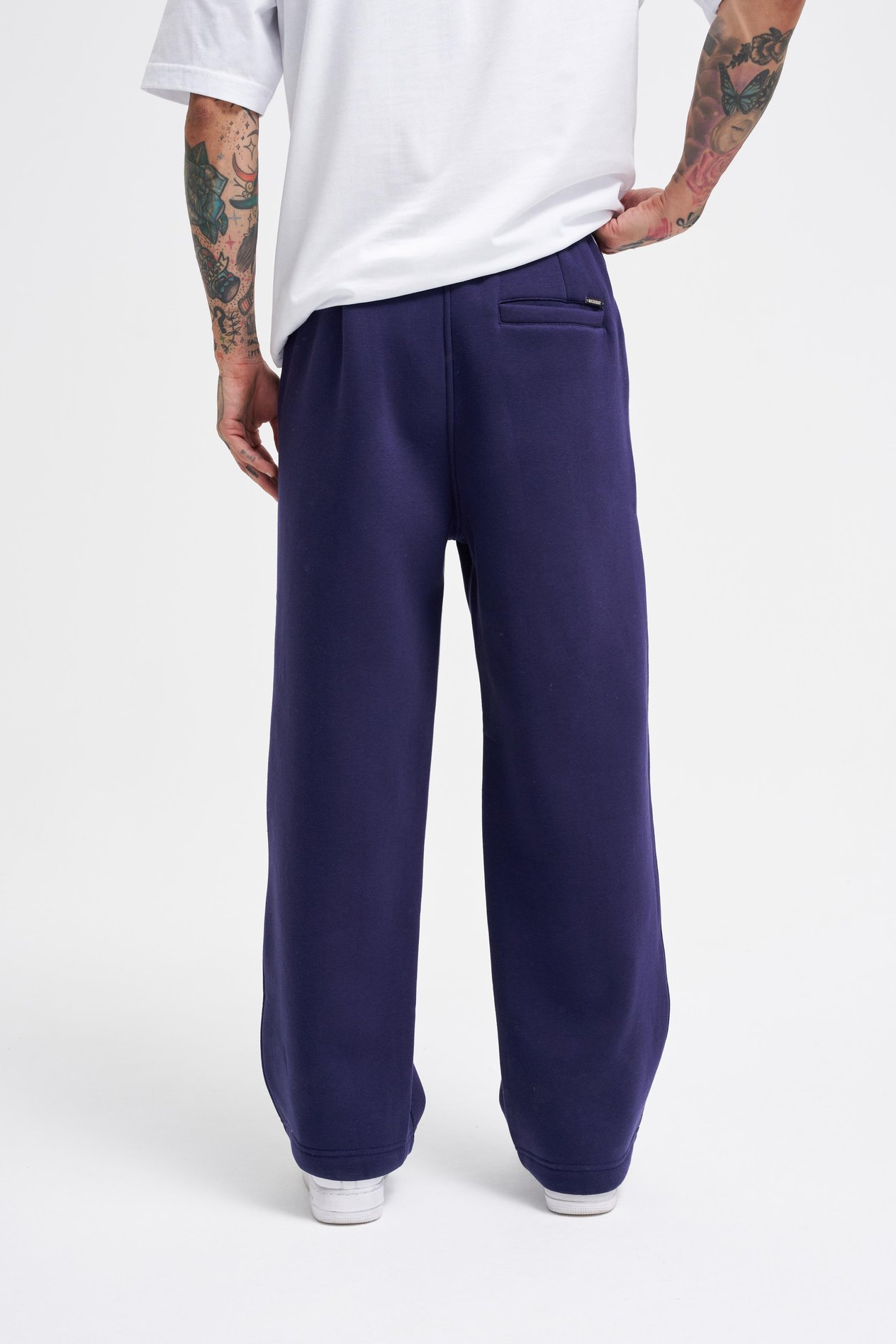 Erkek Baggy Oversize Lacivert Eşofman Altı