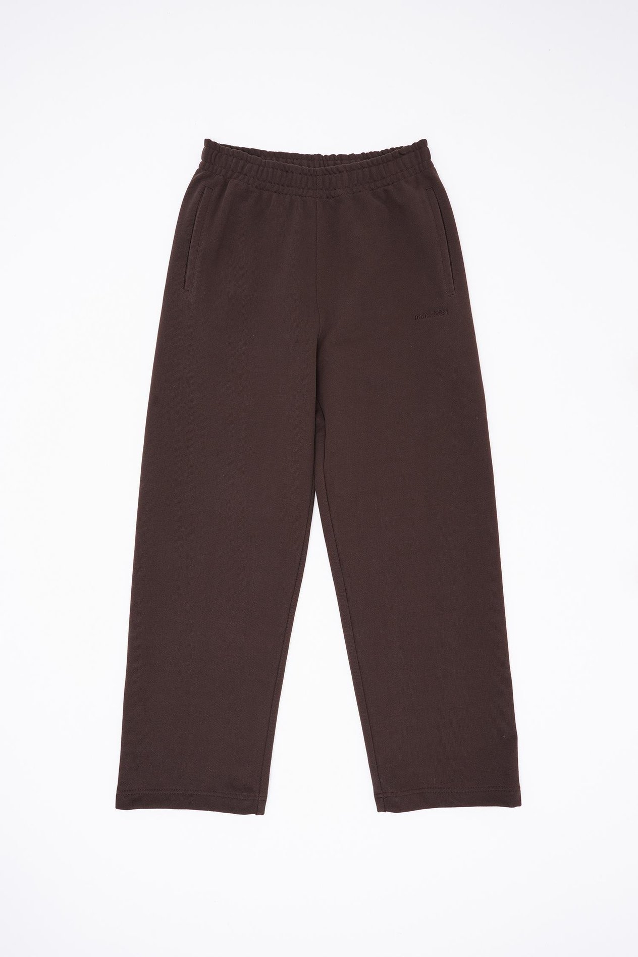 Erkek Basic Diagonal Baggy Eşofman Altı DARK COFFEE