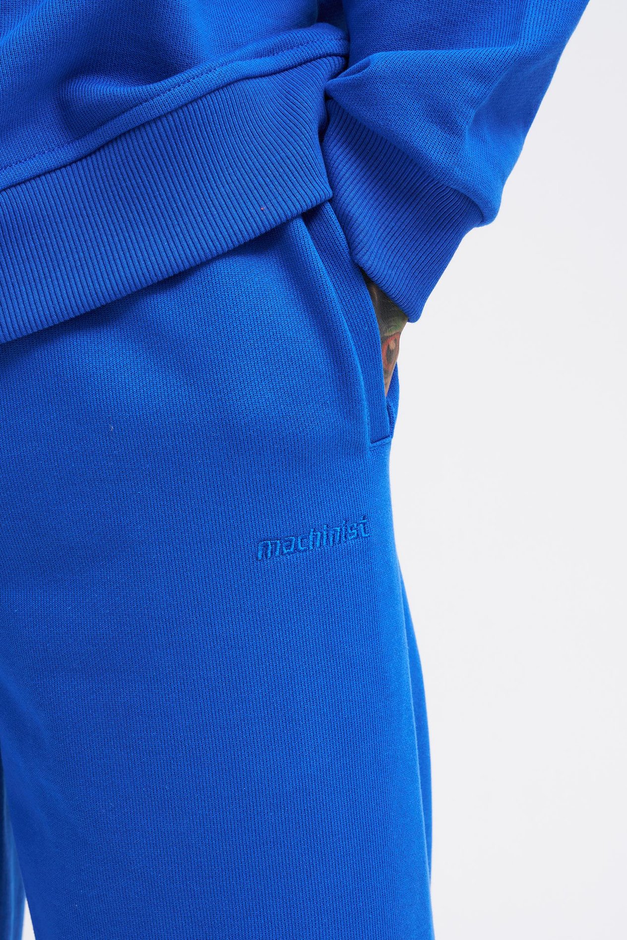Erkek Basic Diagonal Baggy Eşofman Altı SOFT BLUE