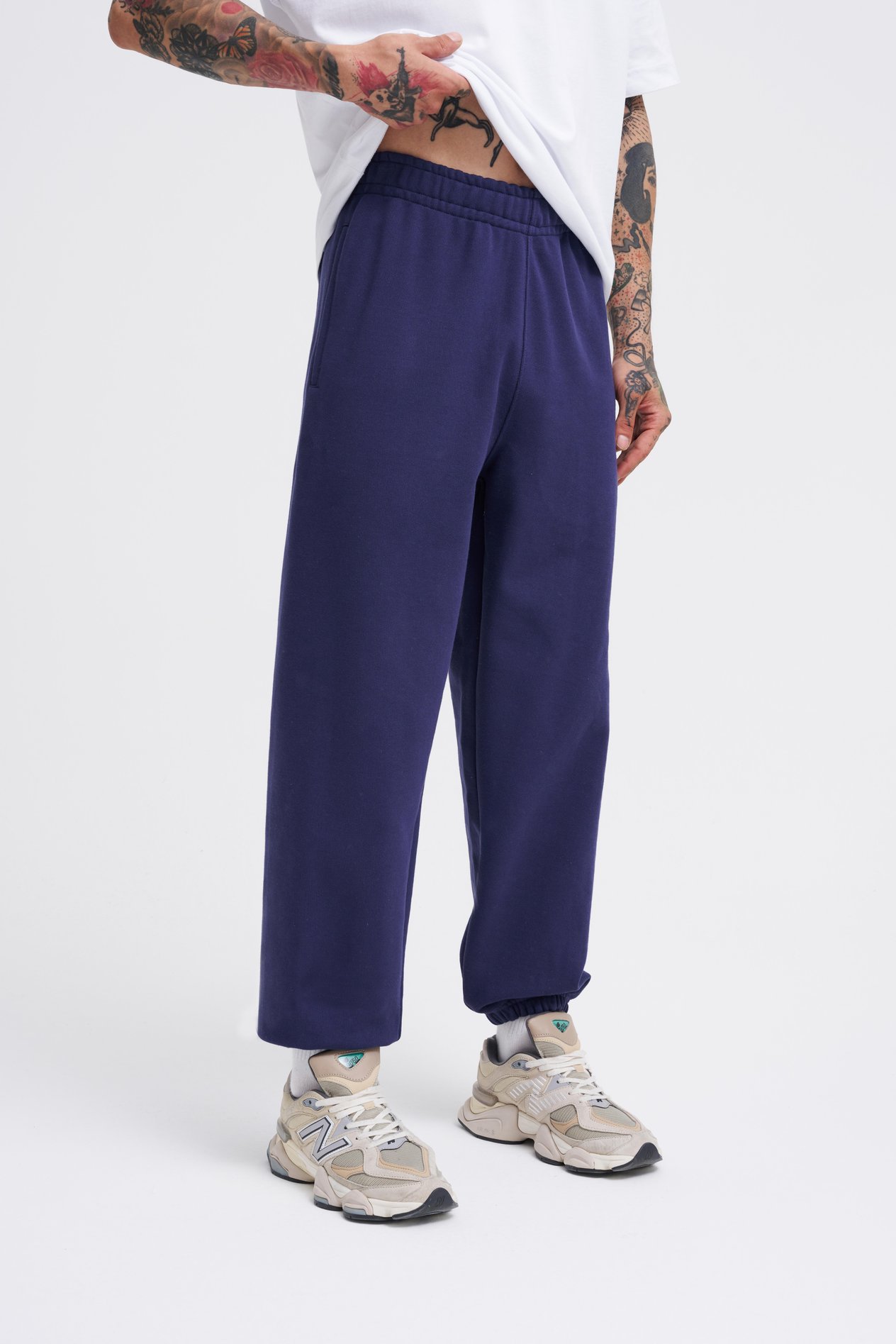 Erkek Basic Diagornel Jogger Eşofman Altı MIDNIGHT BLUE