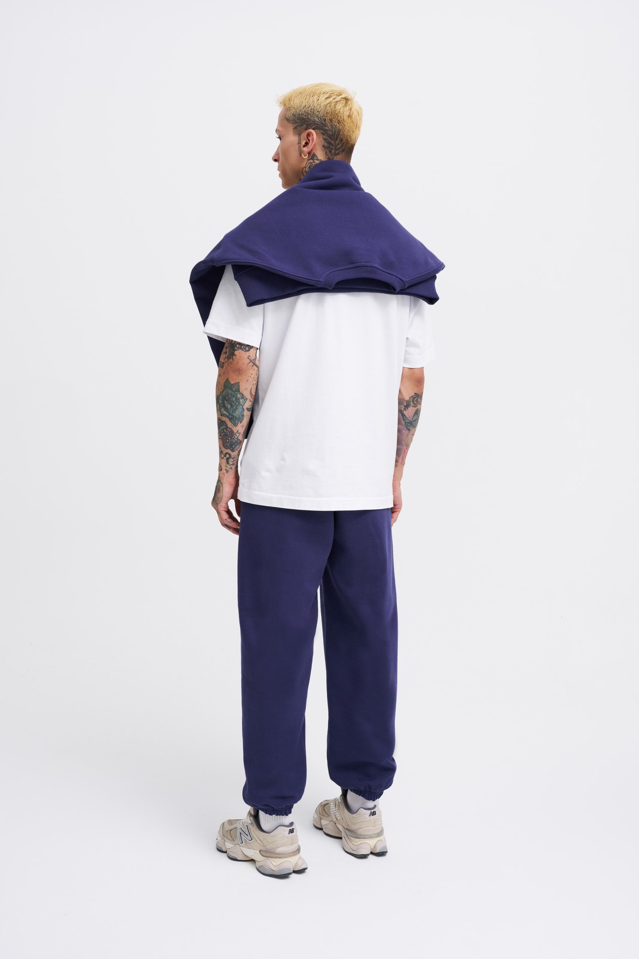 Erkek Basic Diagornel Jogger Eşofman Altı MIDNIGHT BLUE