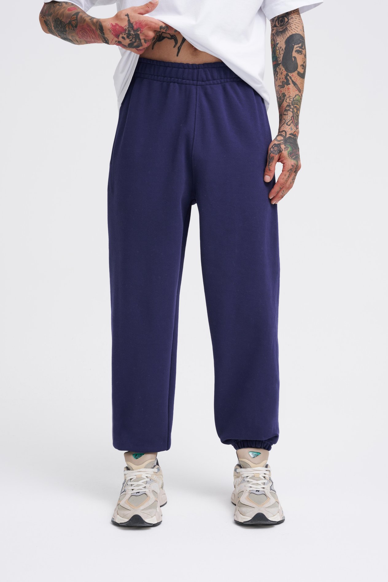Erkek Basic Diagornel Jogger Eşofman Altı MIDNIGHT BLUE