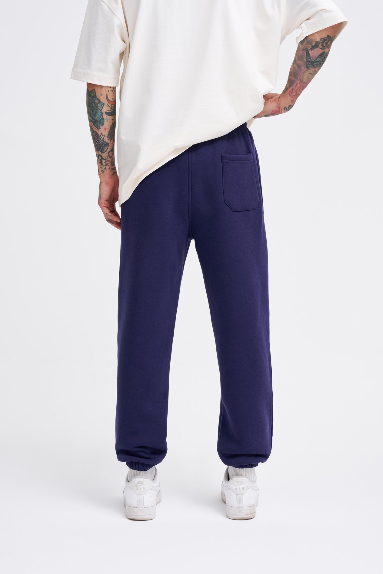 Erkek Basic Jogger Relaxed Lacivert Eşofman Altı