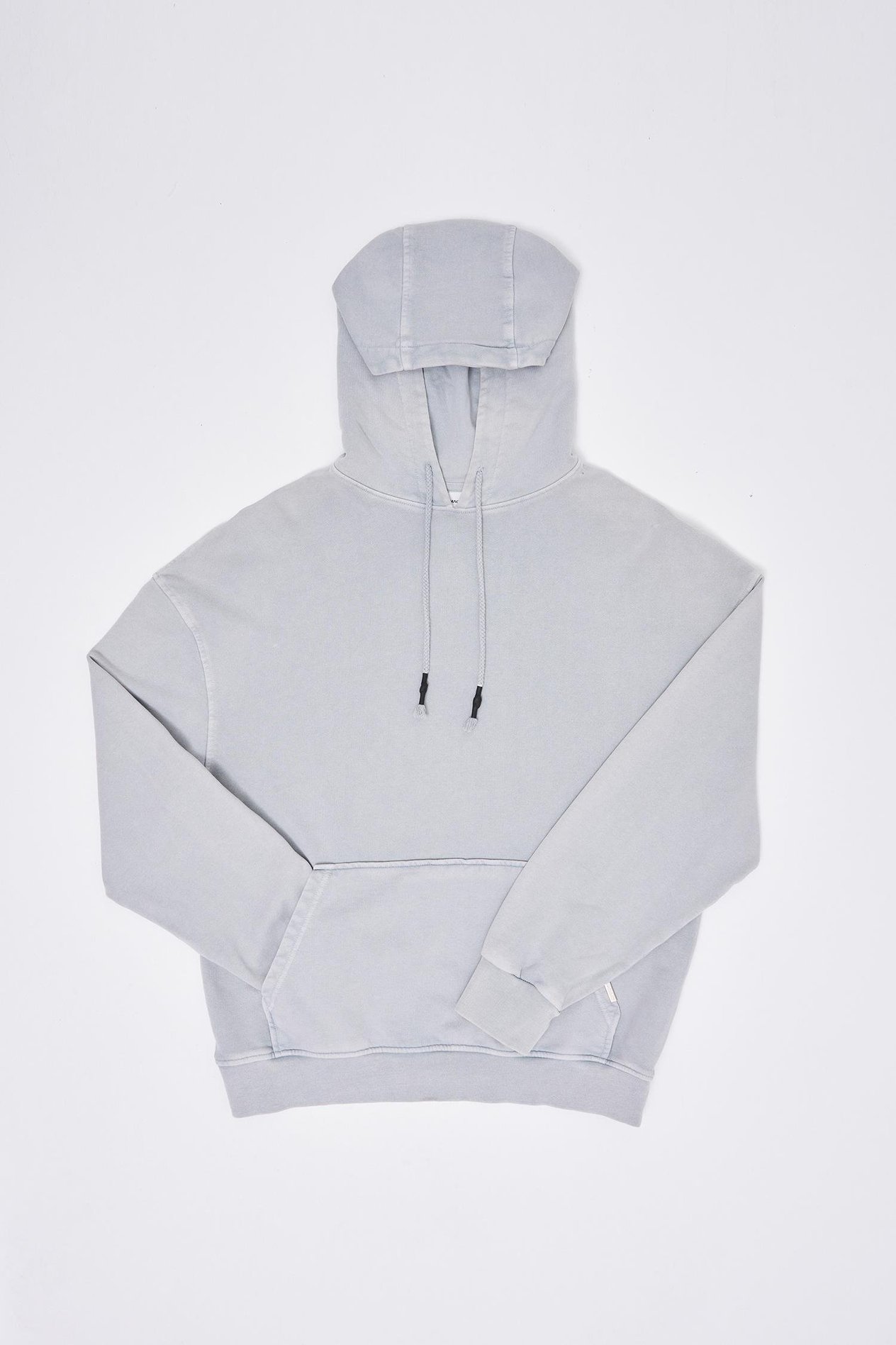 Erkek Basic Kapüşonlu Oversize Yıkamalı Ghost Sweatshirt