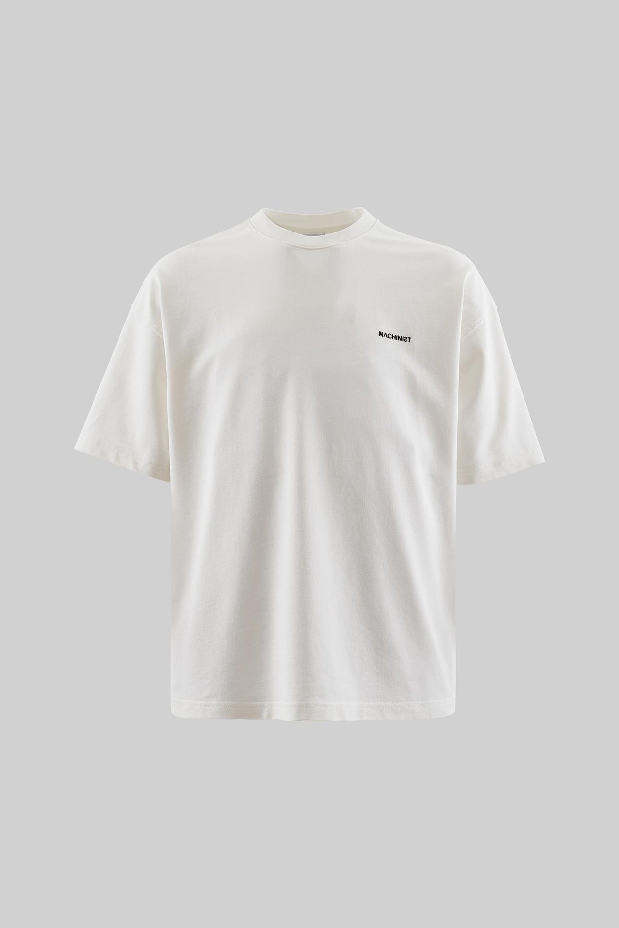 Erkek Basic Pamuklu Oversize Ekru Tişört