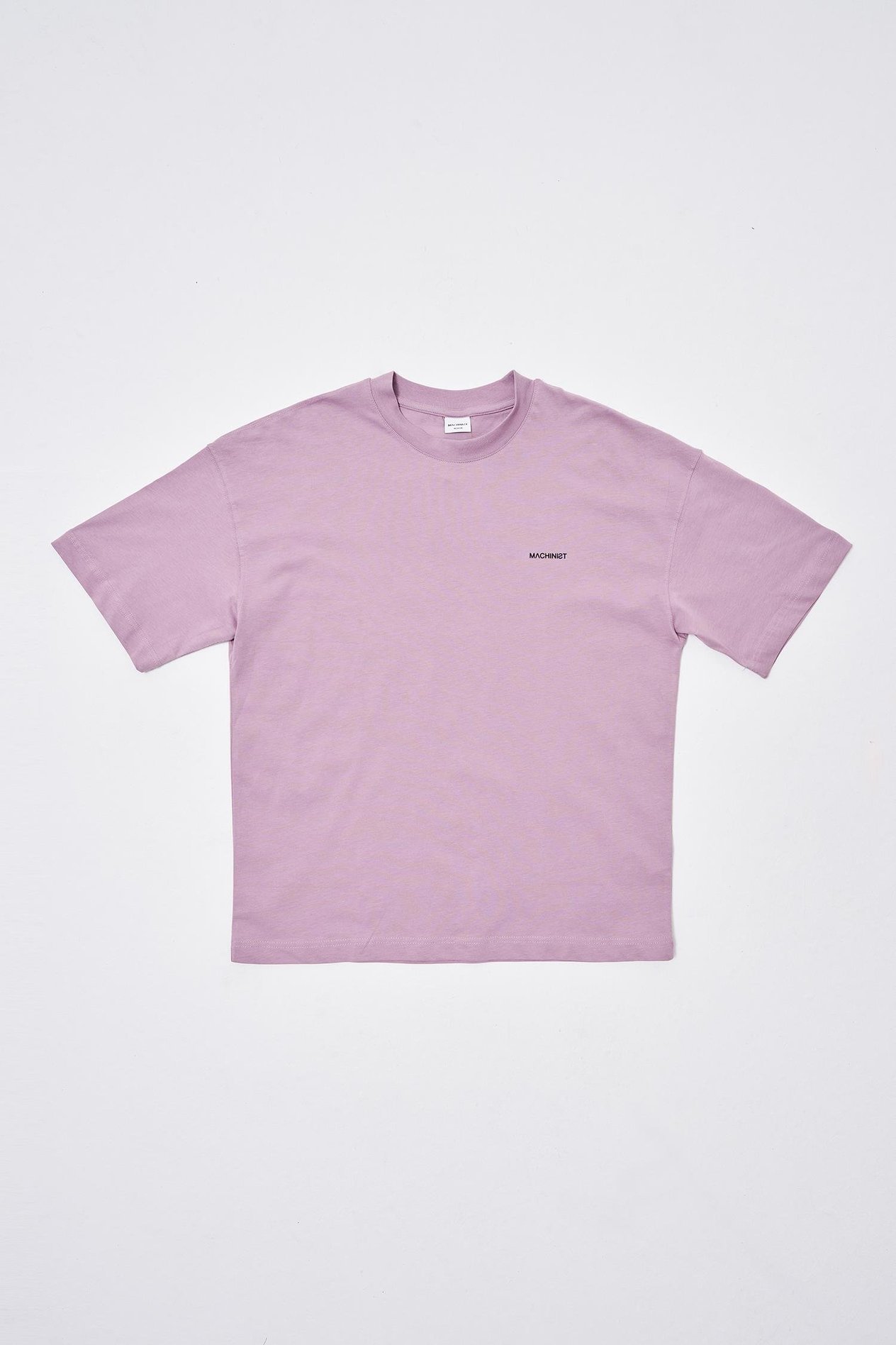 Erkek Basic Pamuklu Oversize Pembe Tişört