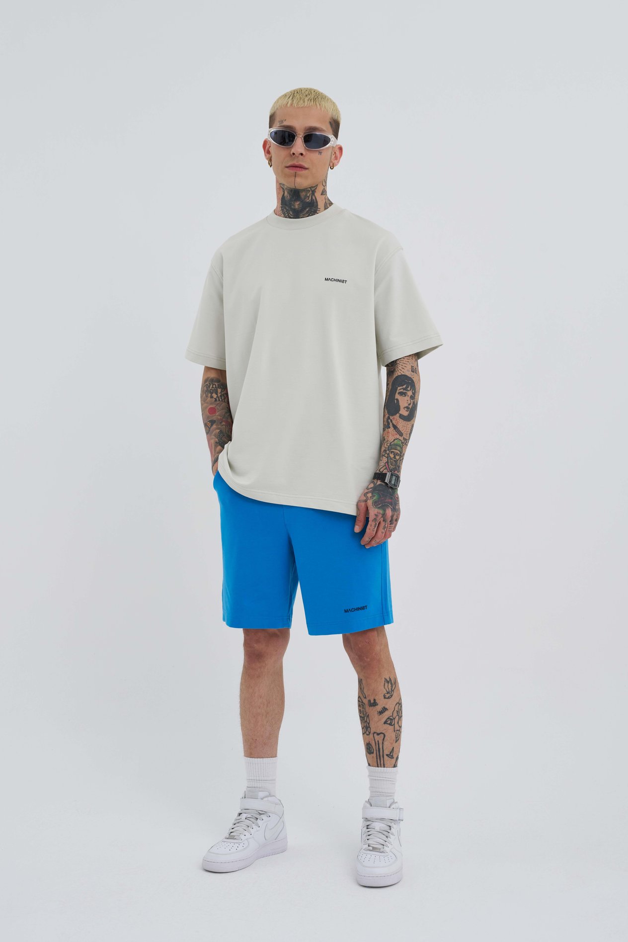 Erkek Basic Relaxed Lens Şort
