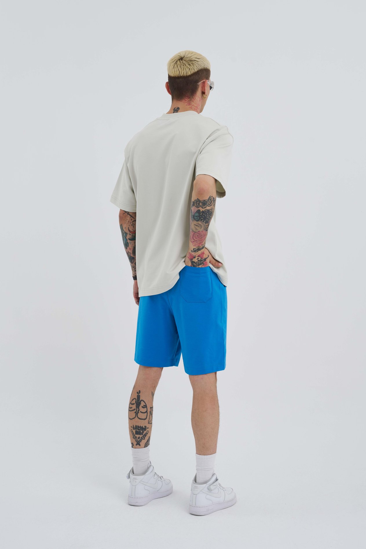 Erkek Basic Relaxed Lens Şort