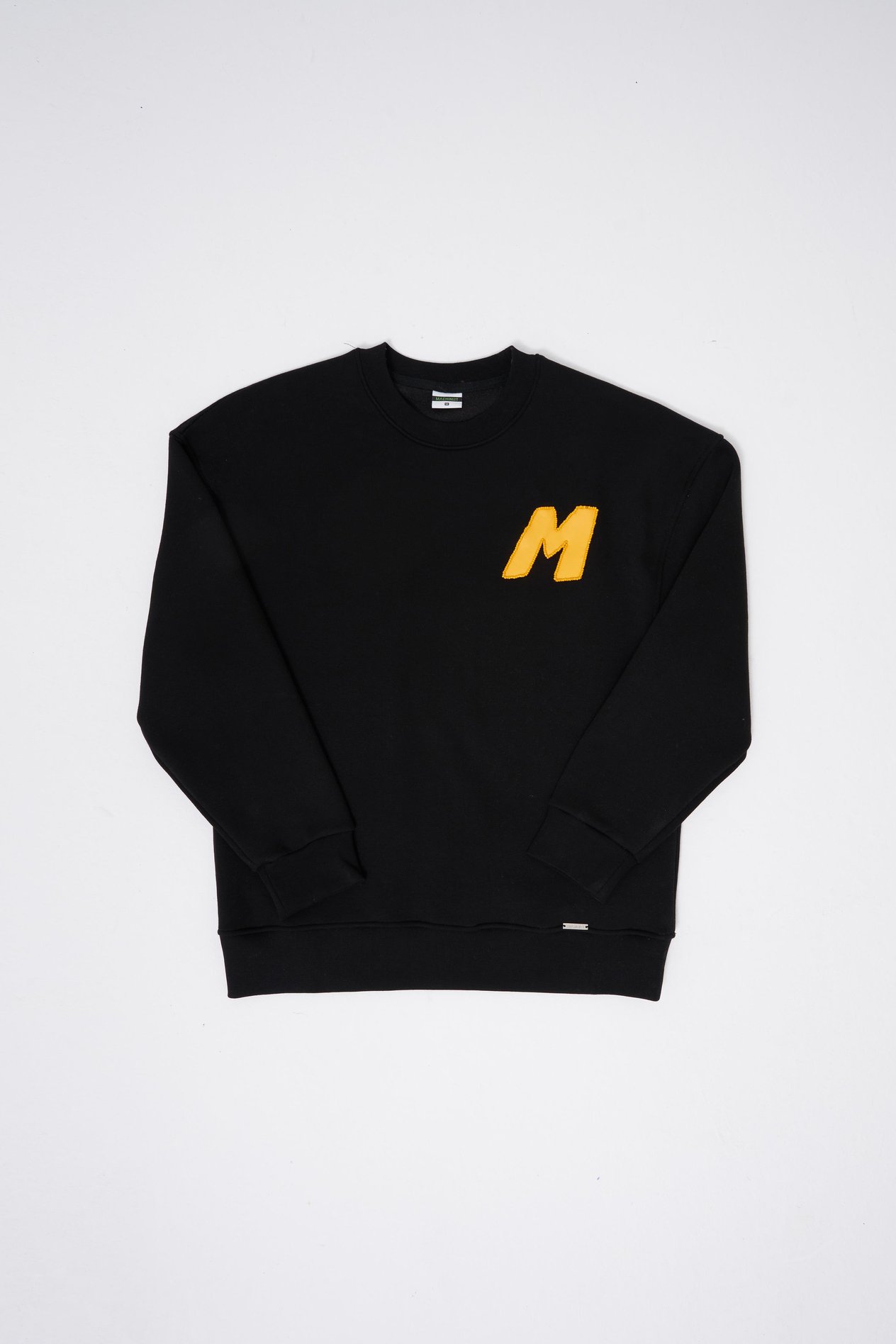 Erkek Bead Embrodered Sweatshirt BLACK
