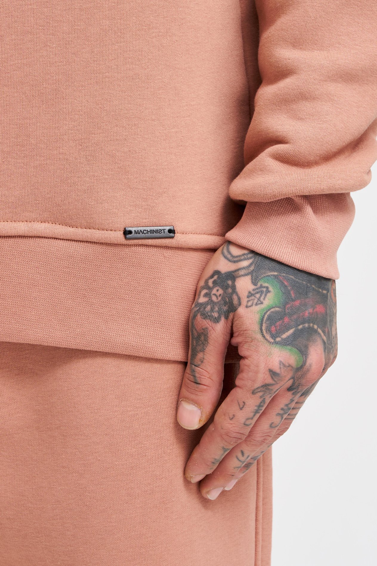 Erkek Bisiklet Yaka Basic Regular Bakır Sweatshirt