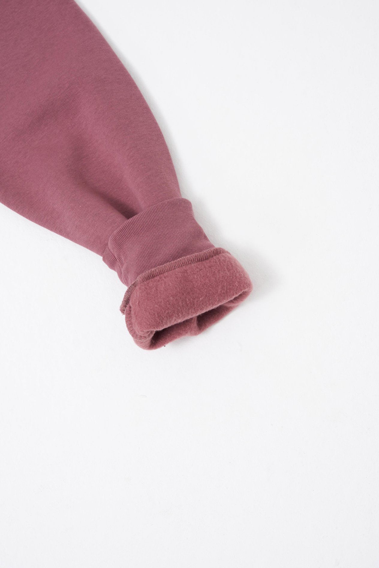 Erkek Bisiklet Yaka Basic Regular Mürdüm Sweatshirt