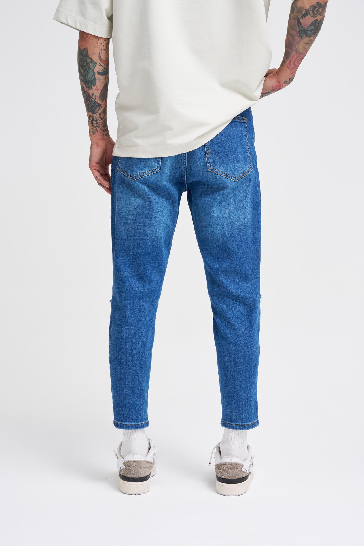 Erkek Boyfriend Mavi Jean Pantolon