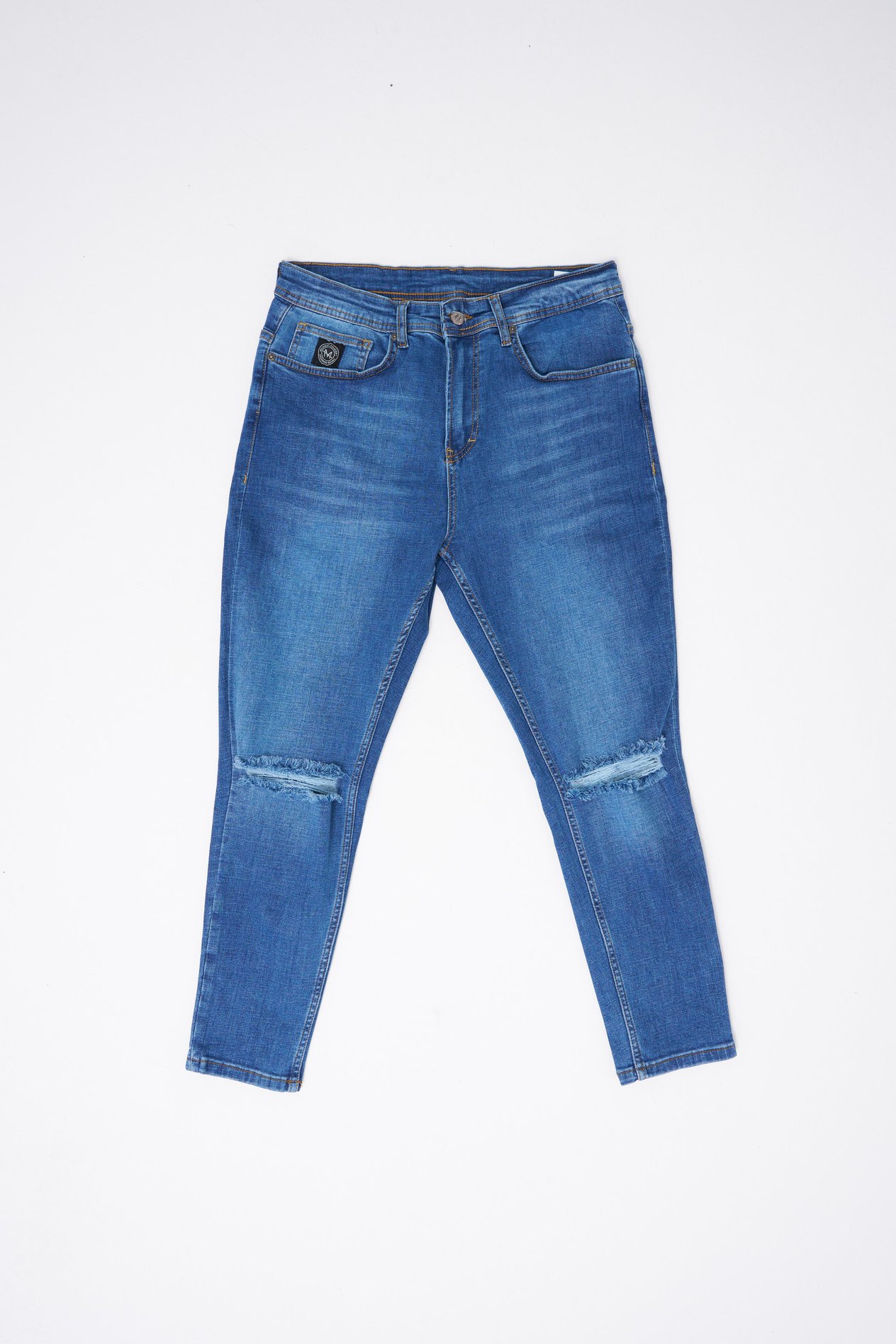 Erkek Boyfriend Mavi Jean Pantolon