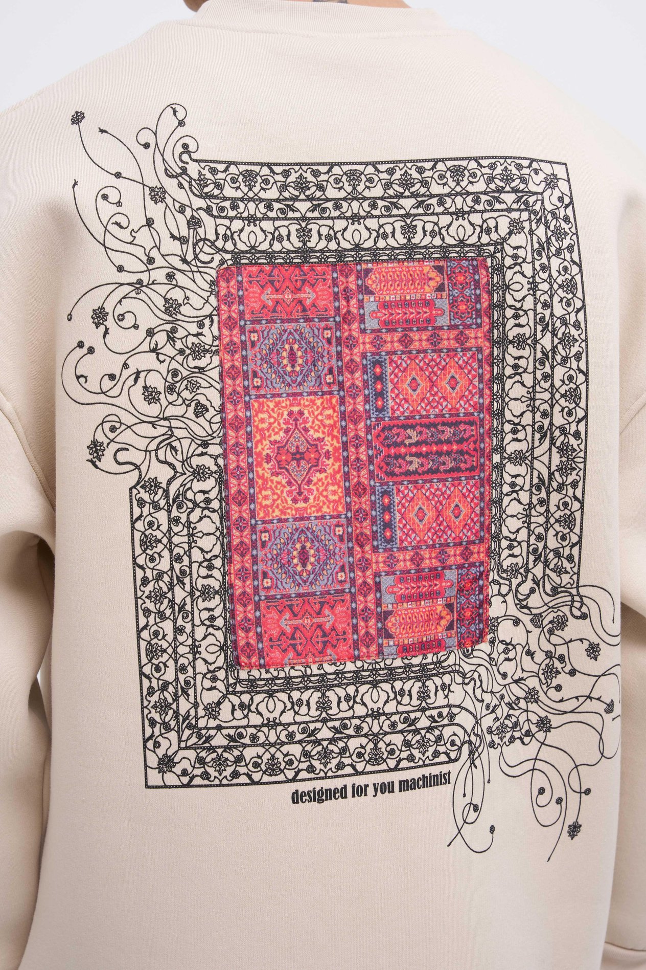 Erkek Designed For You Machinist Sweatshirt SOFT BEIGE