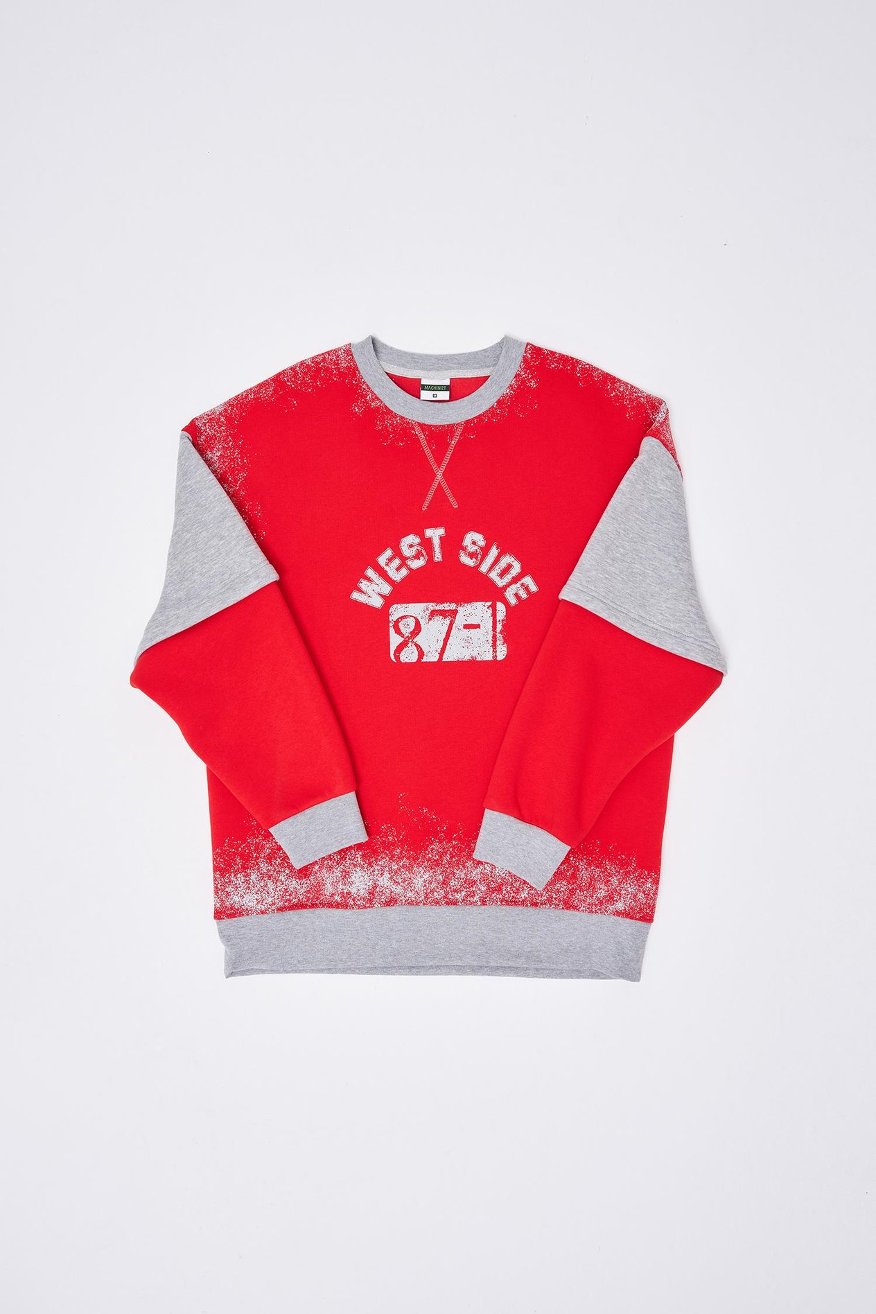 Erkek Double Layer Sweatshirt RED