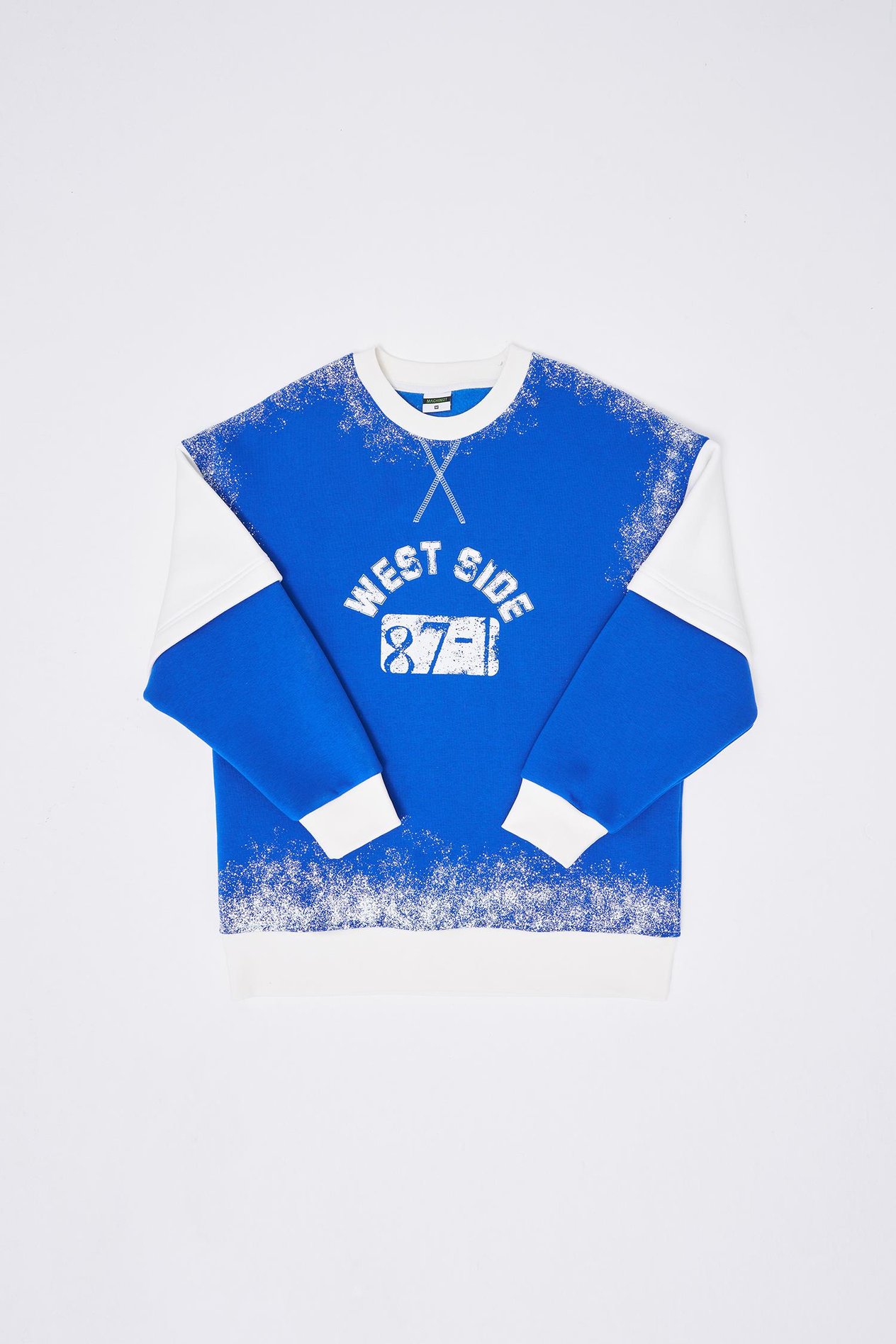 Erkek Double Layer Sweatshirt SOFT BLUE