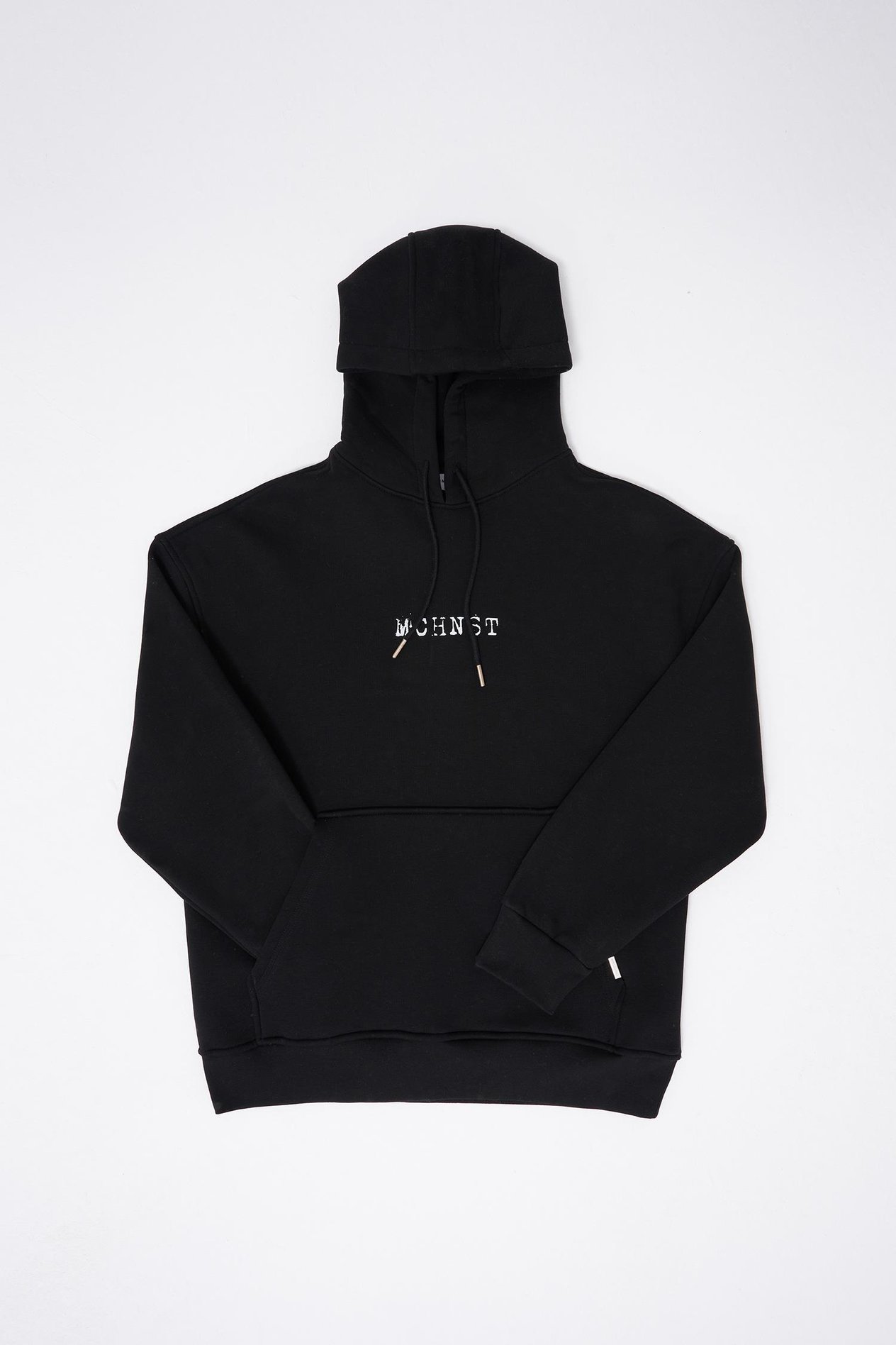 Erkek Good And Evil Baskılı Oversize Siyah Sweatshirt