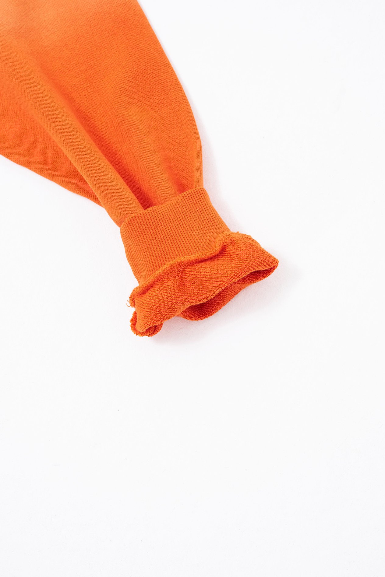 Erkek Gradient Washed Sweatshirt ORANGE