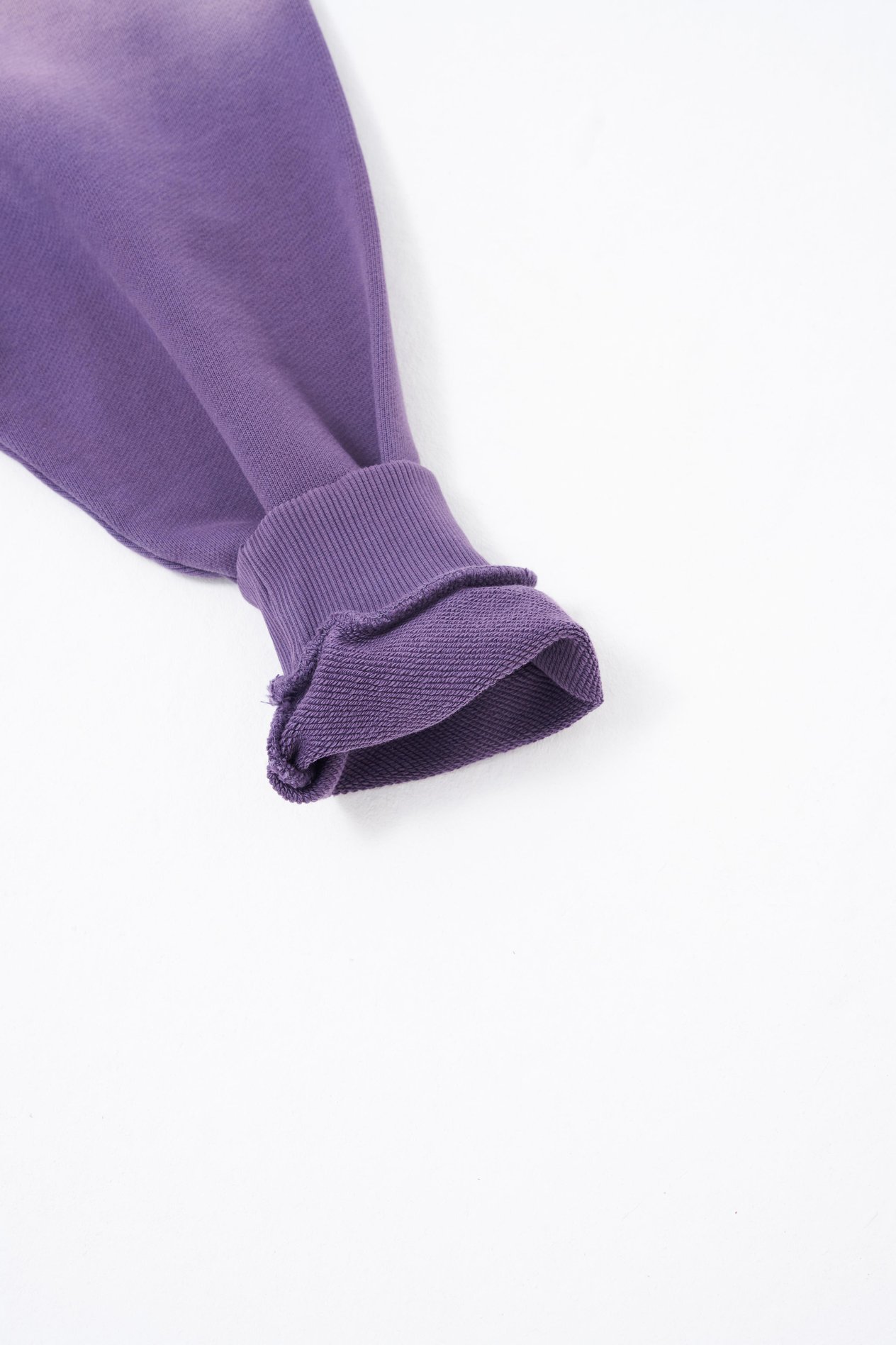 Erkek Gradient Washed Sweatshirt PURPLE