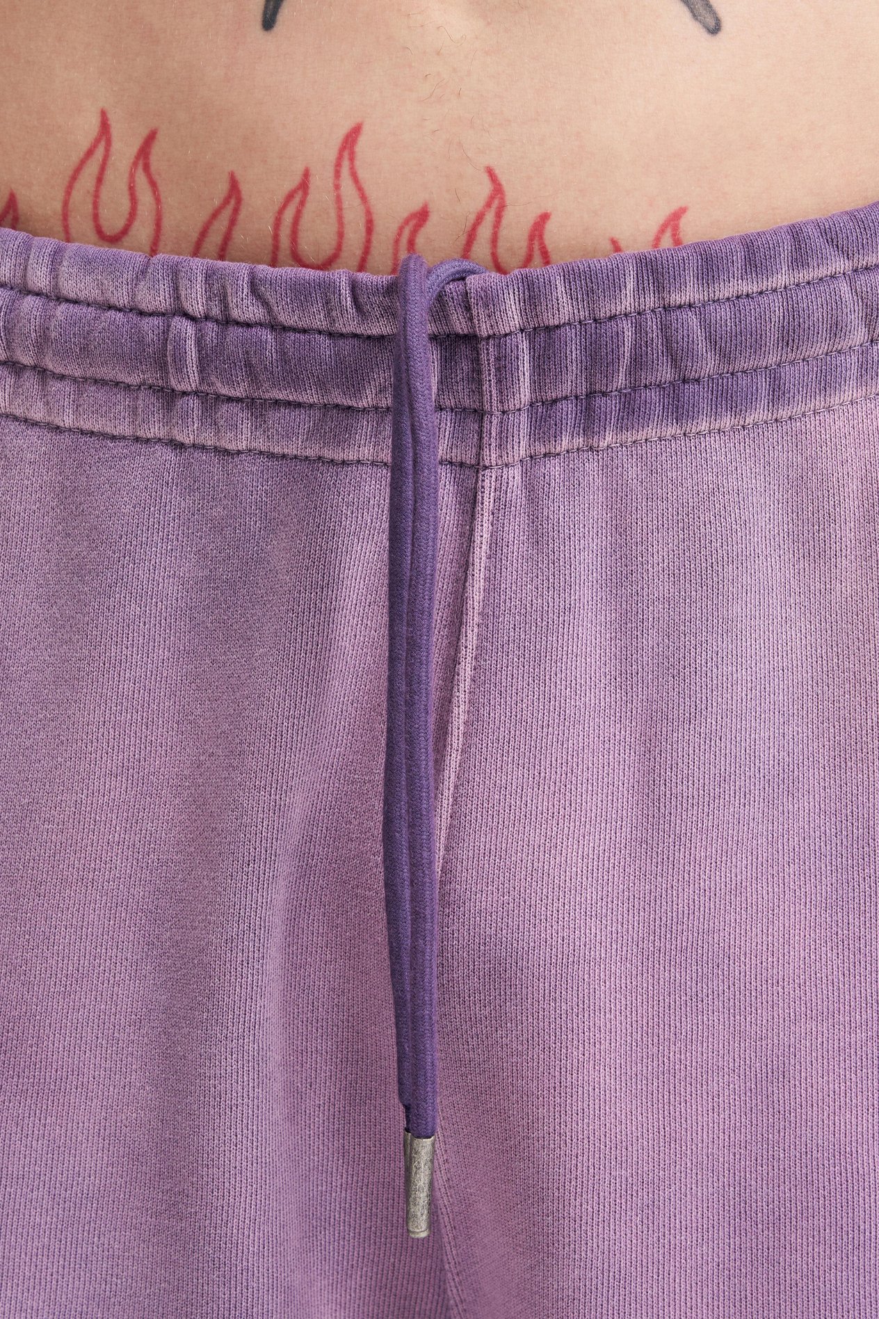 Erkek Grandient Yıkamalı Baggy Eşofman Altı PURPLE