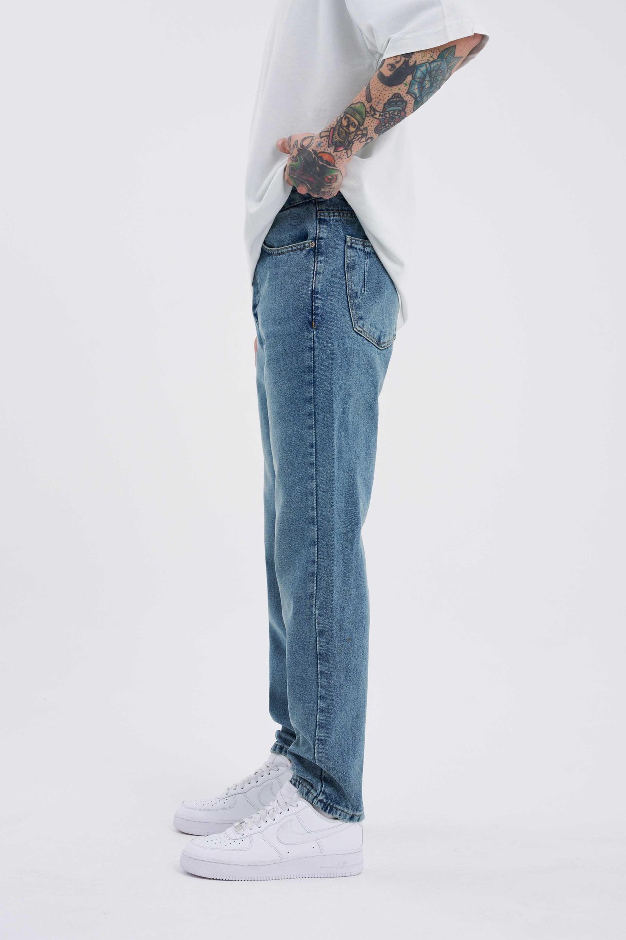 ERKEK LOOSE FIT JEANS PANTOLON BLUE EFFECT