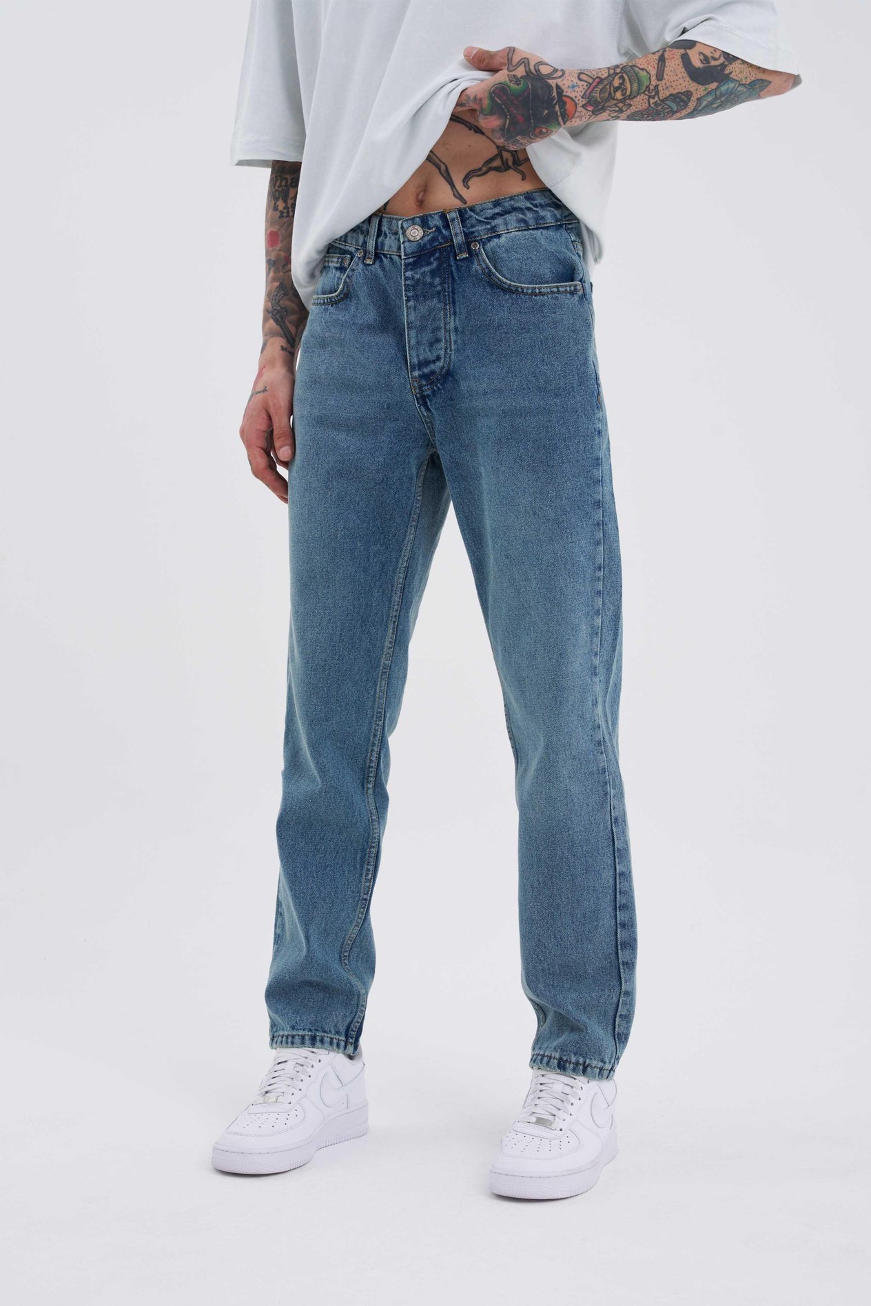 ERKEK LOOSE FIT JEANS PANTOLON BLUE EFFECT