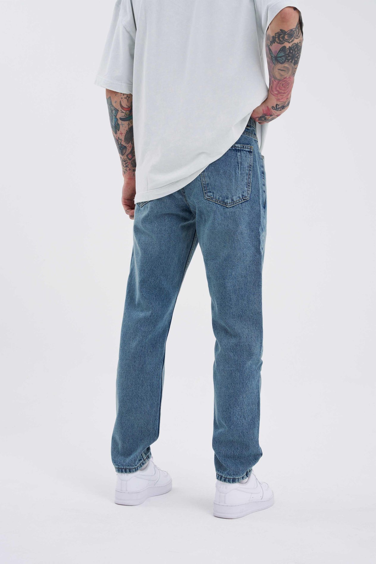 ERKEK LOOSE FIT JEANS PANTOLON BLUE EFFECT