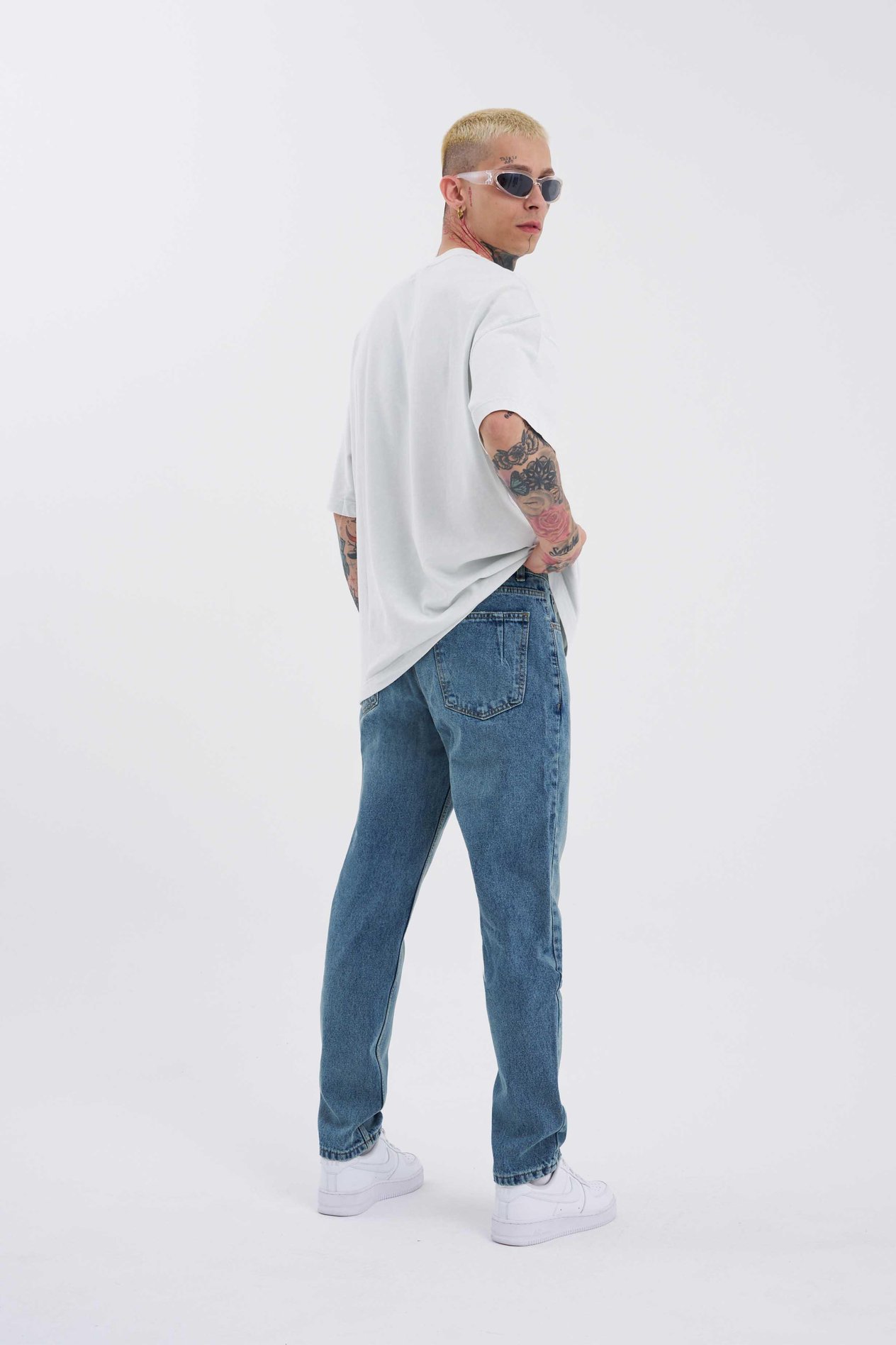 ERKEK LOOSE FIT JEANS PANTOLON BLUE EFFECT