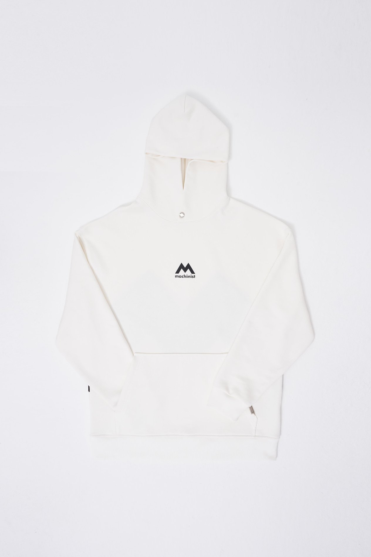 Erkek M Shaped Pactwork Hoodie ECRU