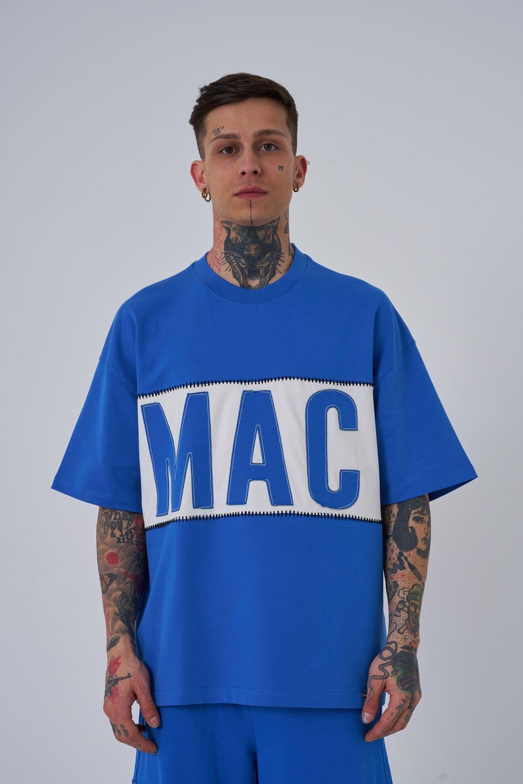 Erkek MAC Blanket Oversize Açık Mavi Tişört