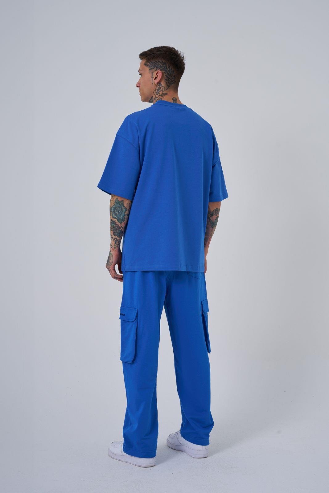 Erkek MAC Blanket Oversize Açık Mavi Tişört