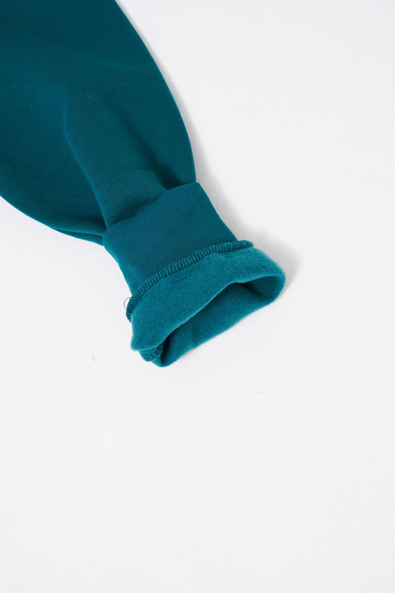 Erkek Middle Finger Baskılı Kapüşonlu Oversize Petrol Yeşili Sweatshirt