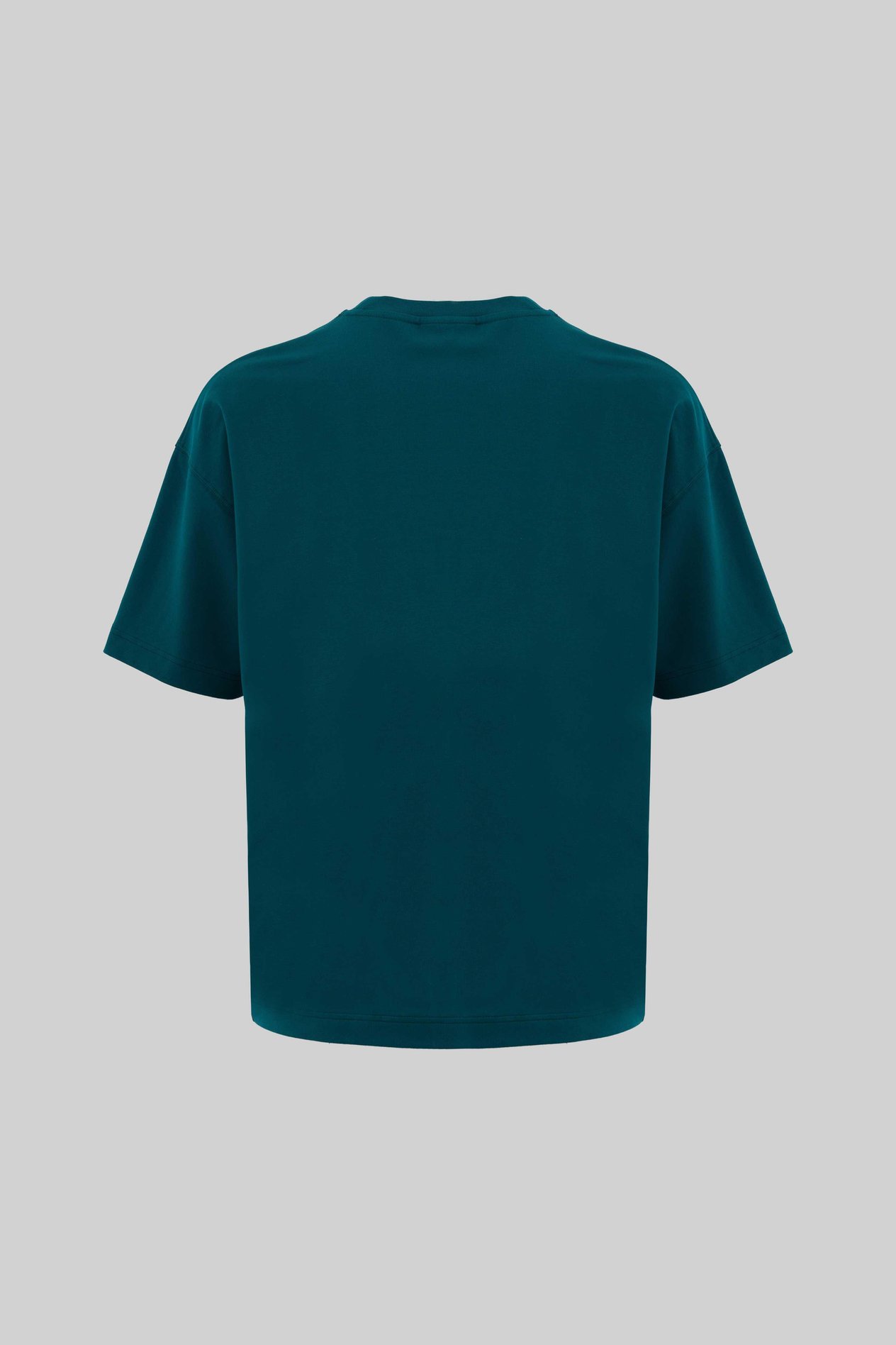 Erkek Mud Technical Printed Oversi̇ze Ti̇şört OIL GREEN