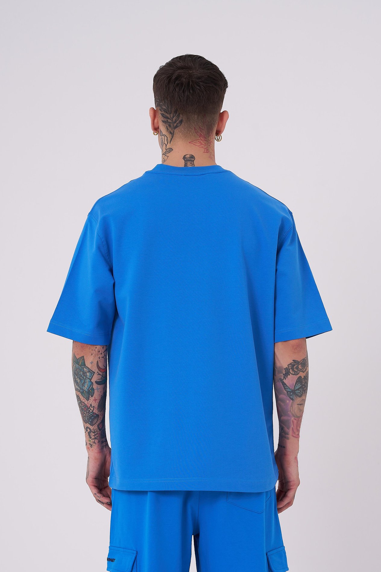 Erkek No Name Basic Relaxed Tişört SOFT BLUE