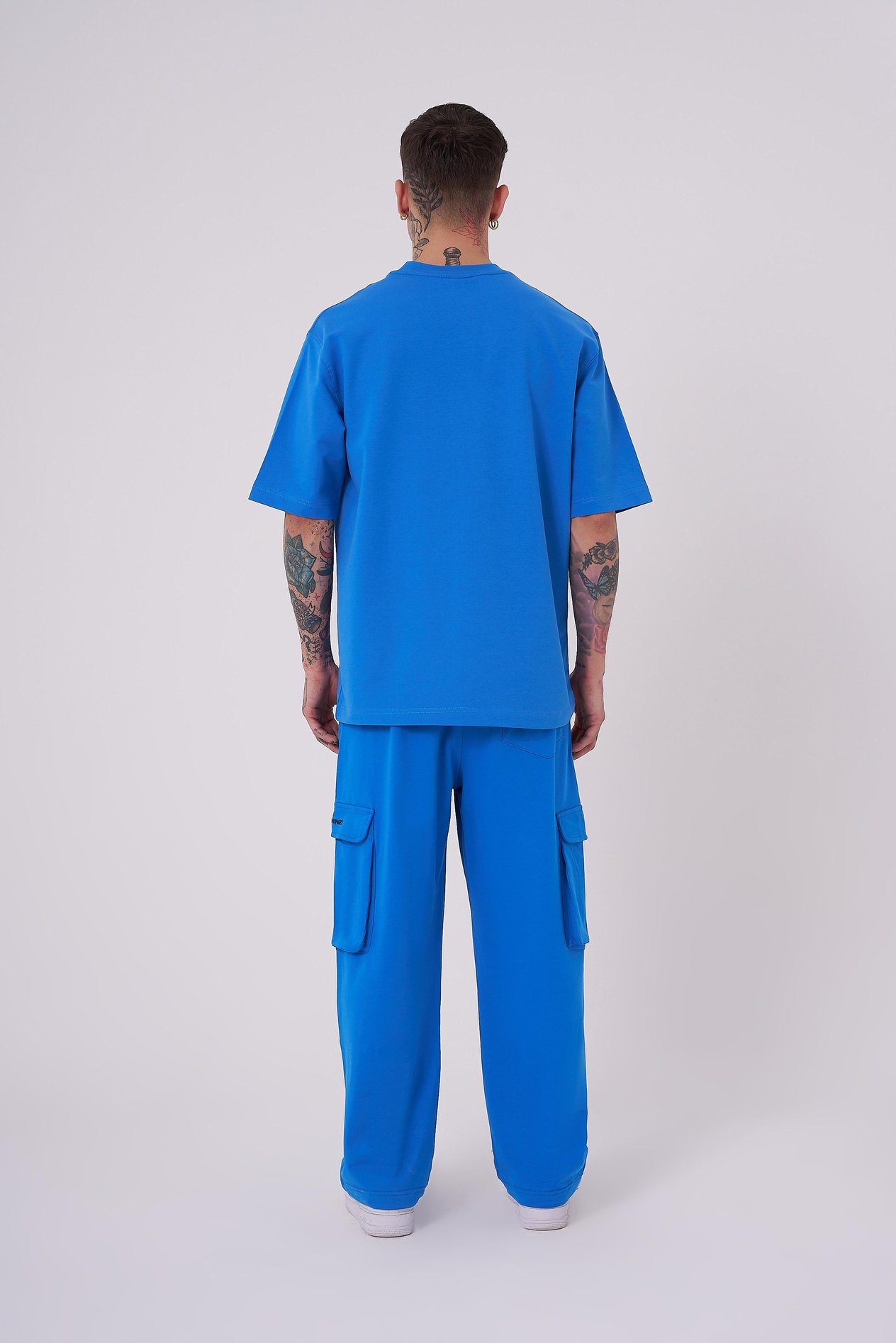 Erkek No Name Basic Relaxed Tişört SOFT BLUE
